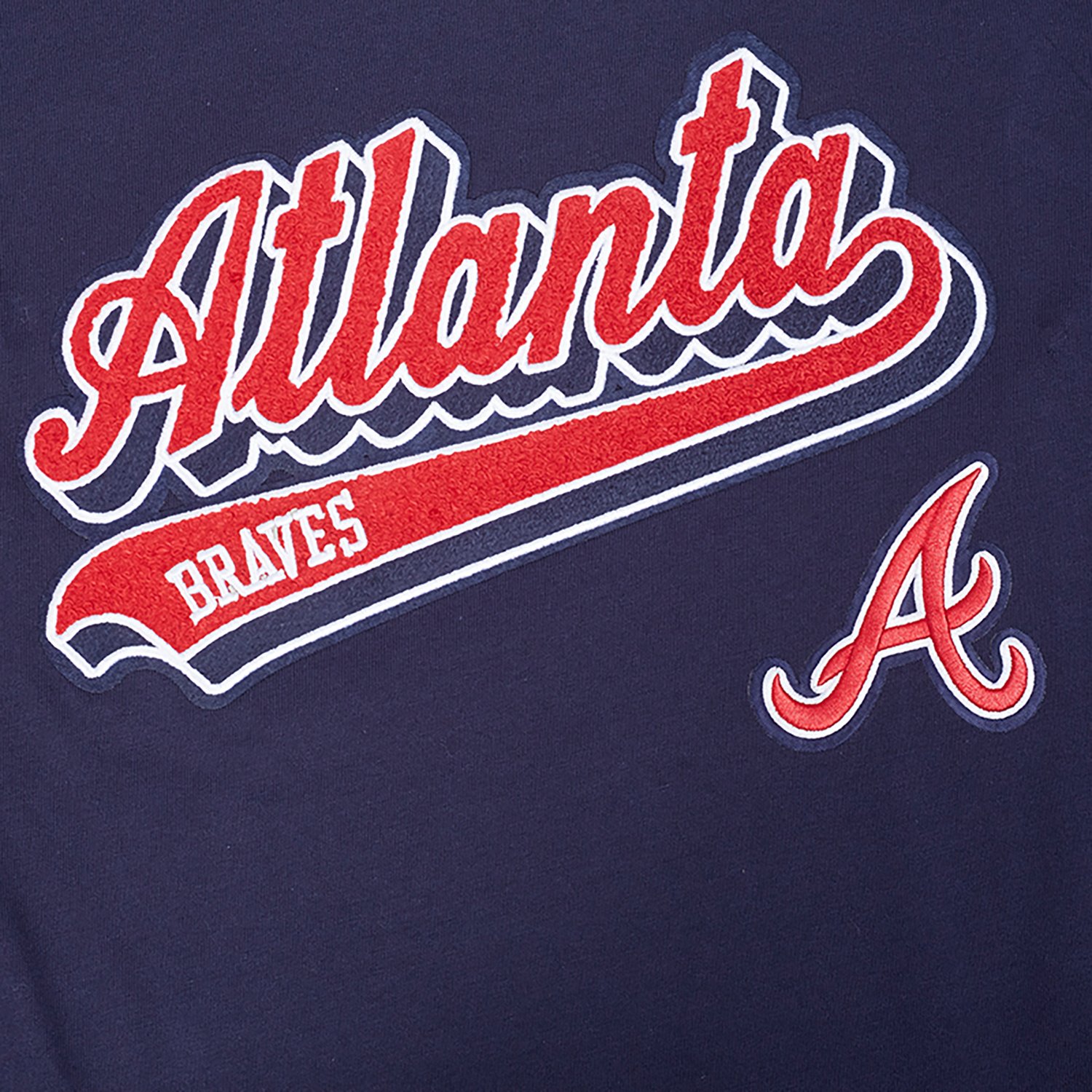 Pro Standard Boys' Atlanta Braves Script Tail Baseball Graphic T-shirt