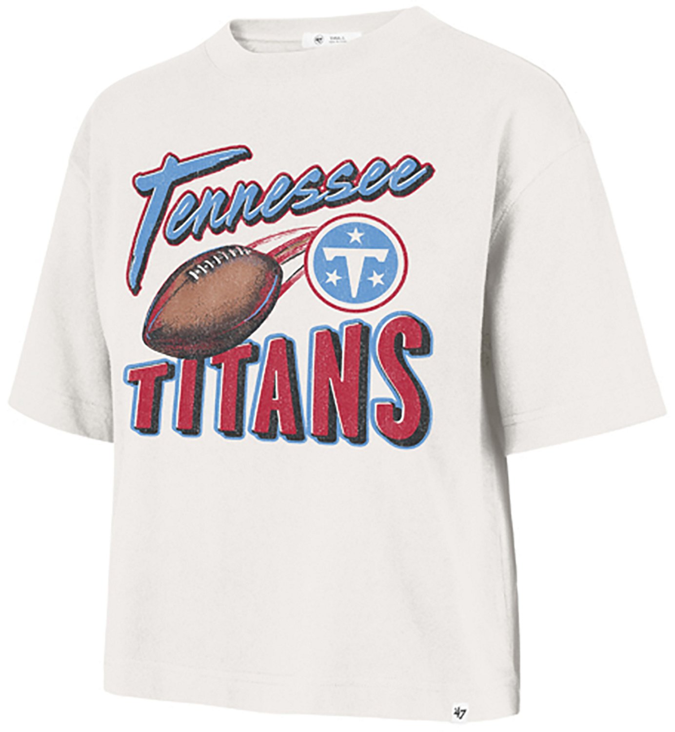 '47 Tennessee Titans Women's Dime Time Reed City Graphic T-shirt