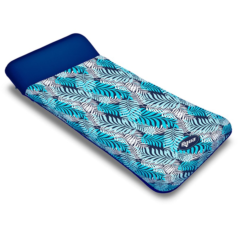 Aqua Leisure Oversized Contour Lounge Pool Float, Blue