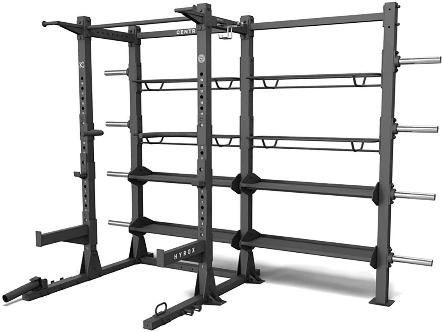 CENTR x HYROX Perform Series Half Rack w/ Extension Arm