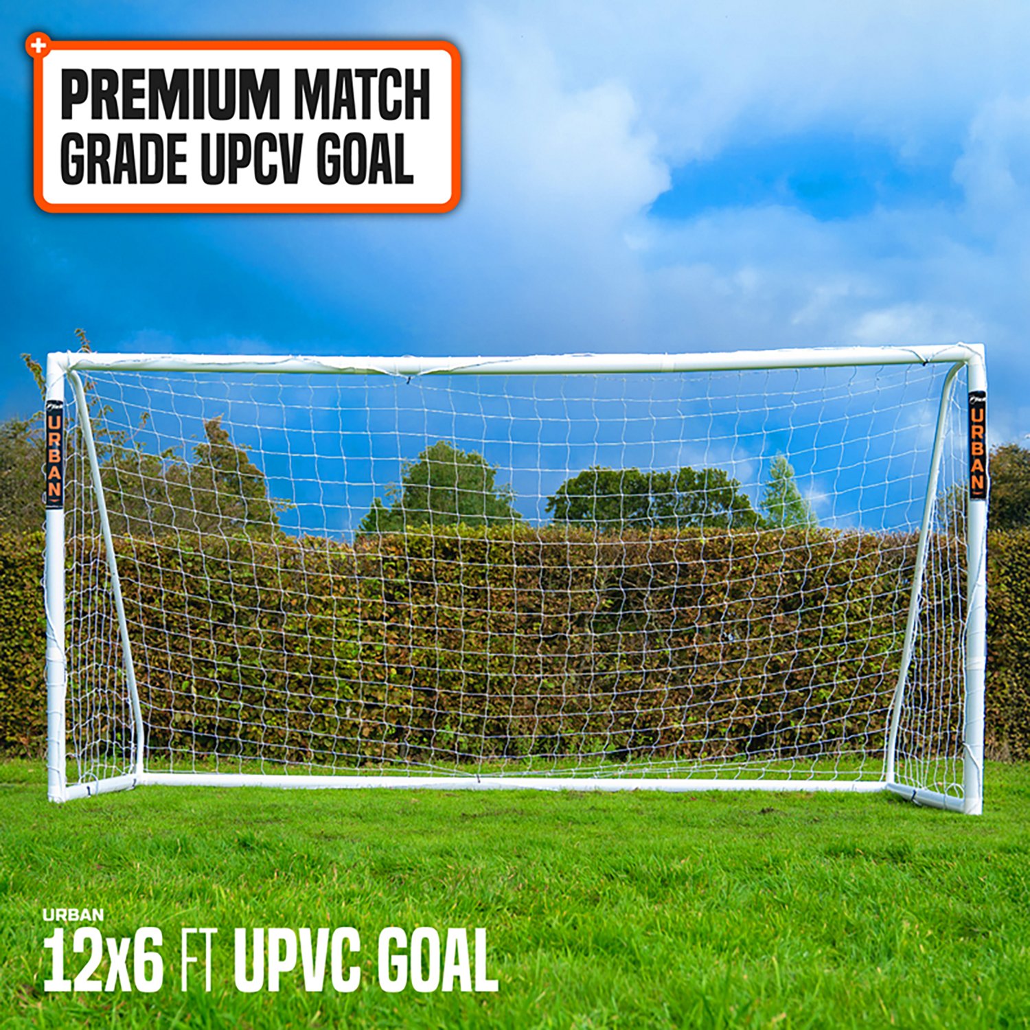 Flick Soccer 12ft X 6ft UPVC Match Goal - view number 3