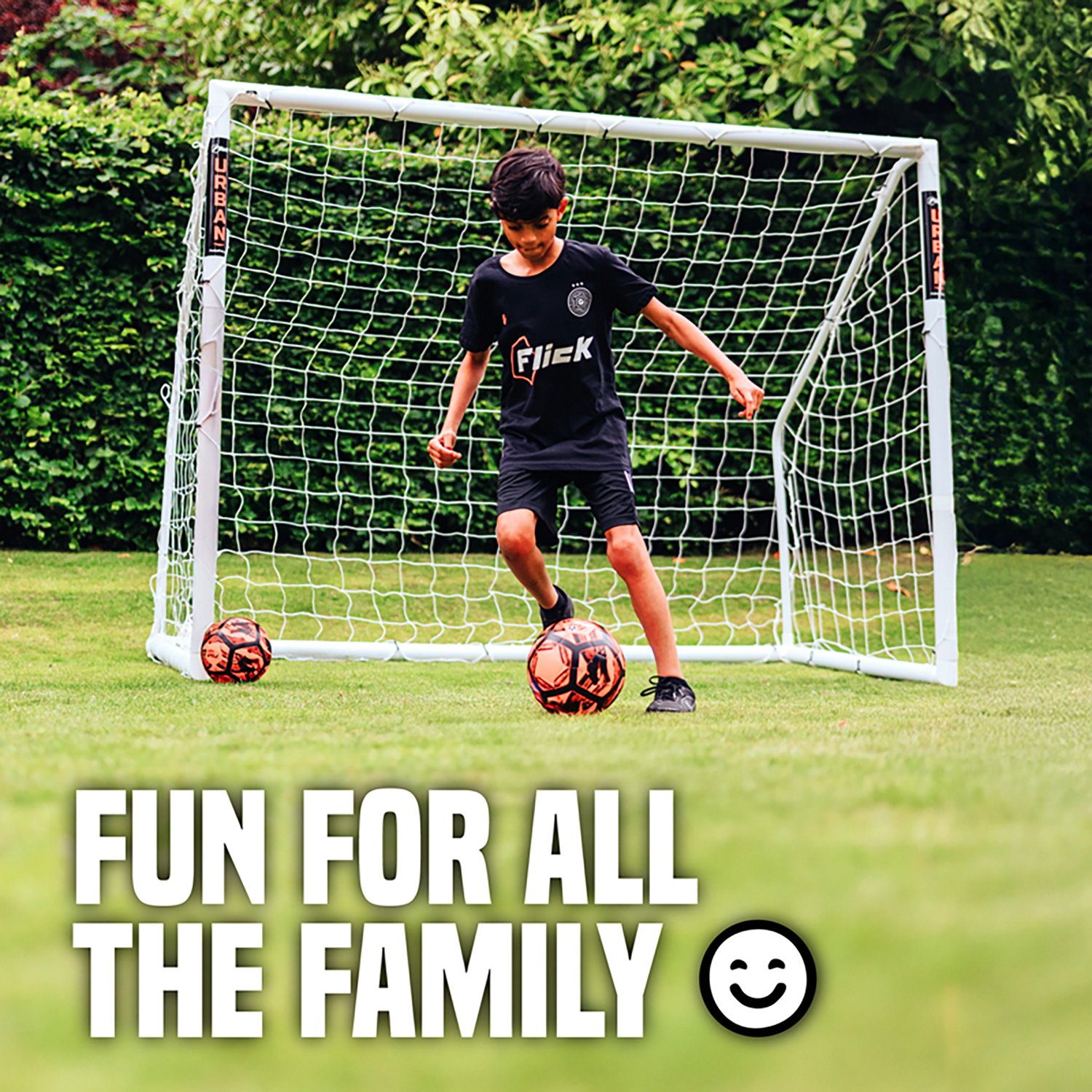 Flick Soccer 12ft X 6ft UPVC Match Goal - view number 4
