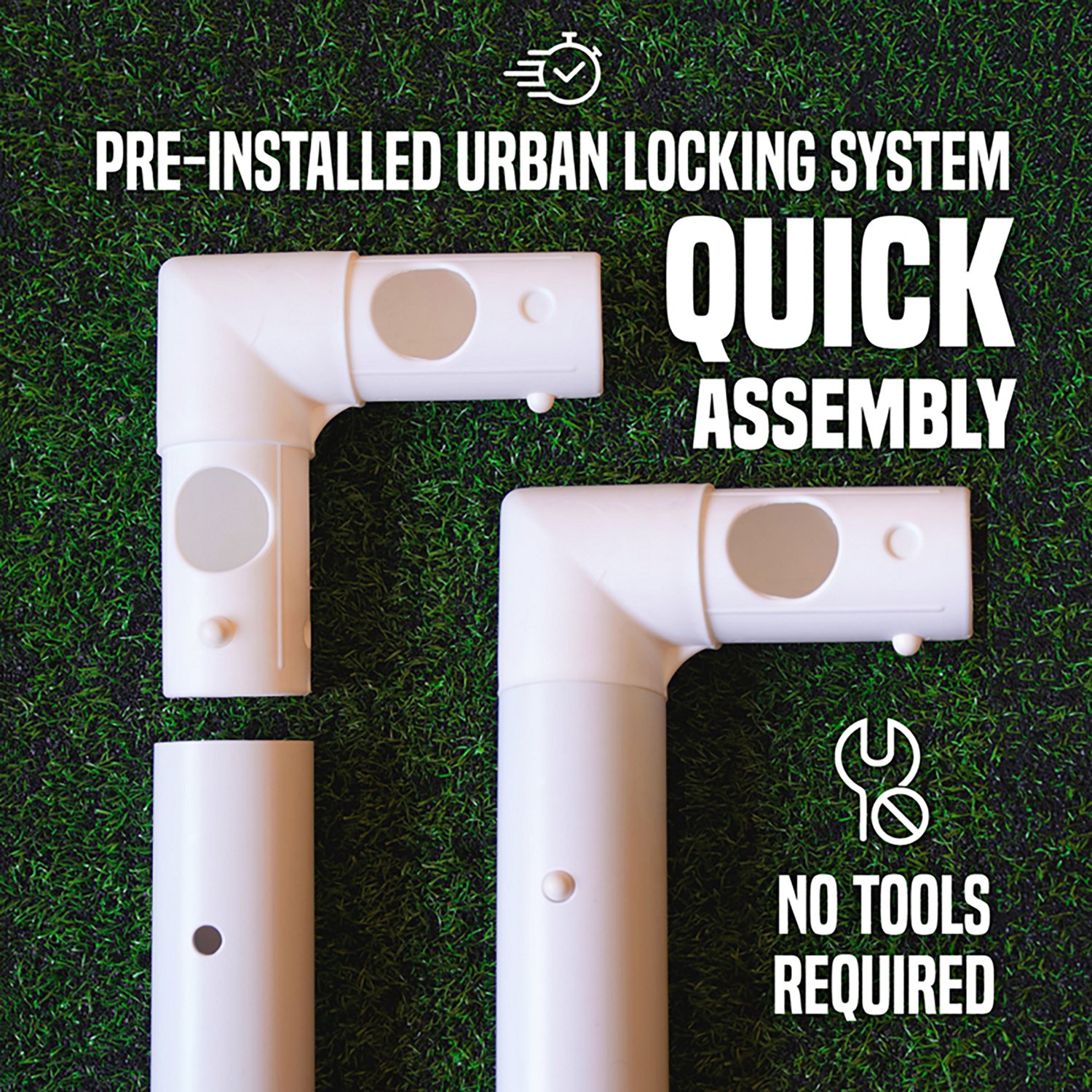 Flick Soccer 12ft X 6ft UPVC Match Goal - view number 7