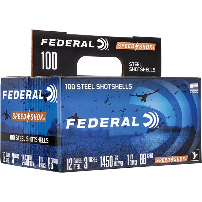 Federal SpeedShok 12 Gauge Shotshells  100 Rounds