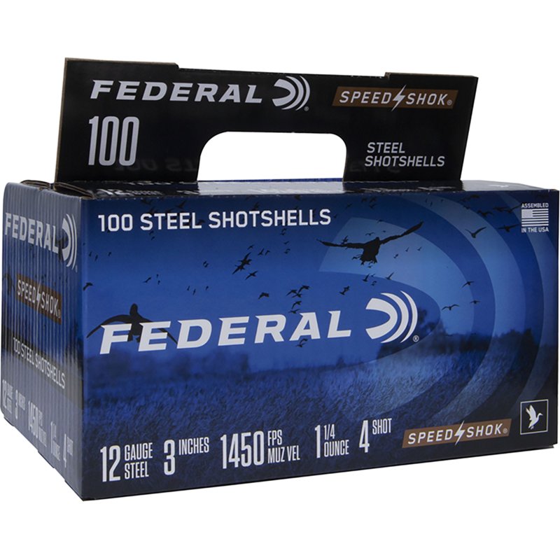 Federal SpeedShok 12 Gauge Shotshells  100 Rounds