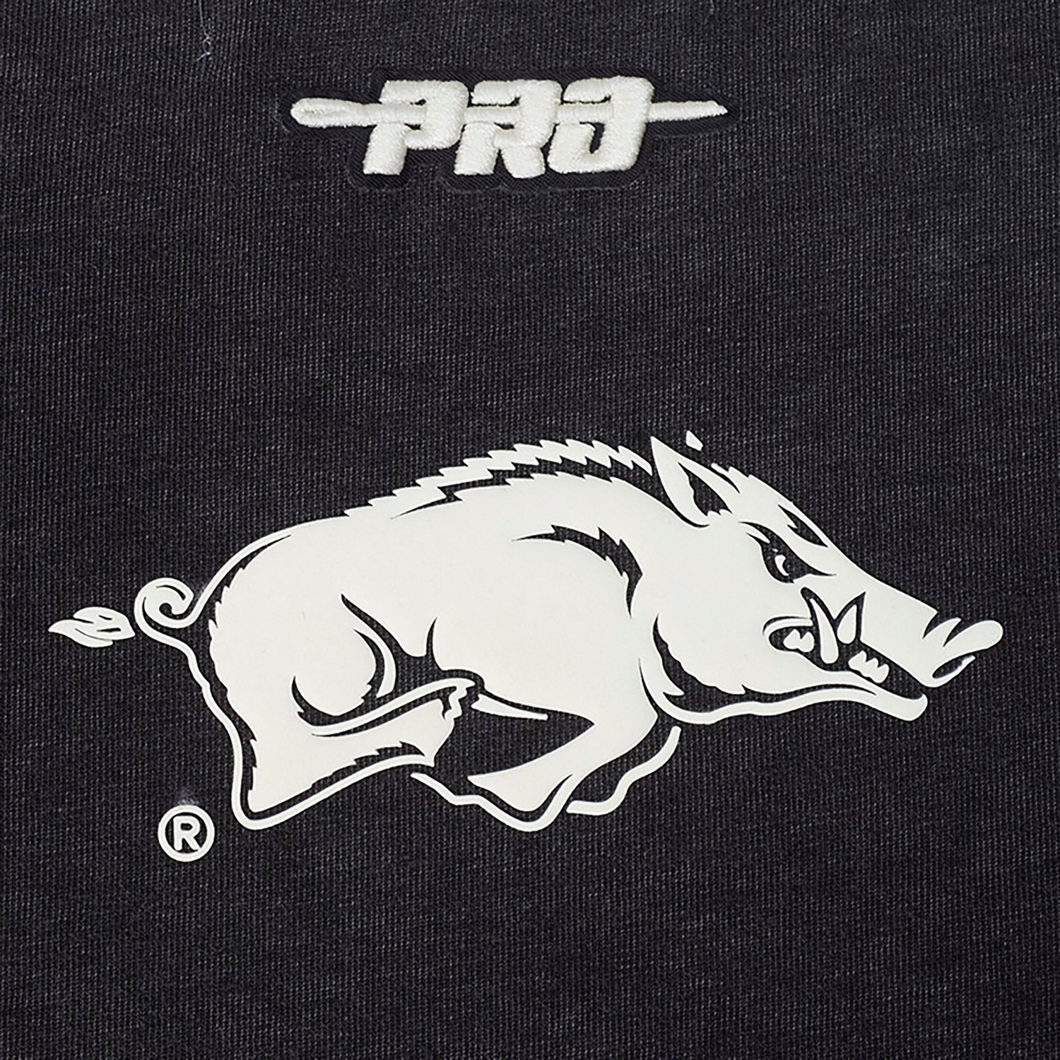 Pro Standard Women's Arkansas Razorbacks Street Team Enzyme Wash Boxy Crop Short Sleeve T-shirt - view number 5