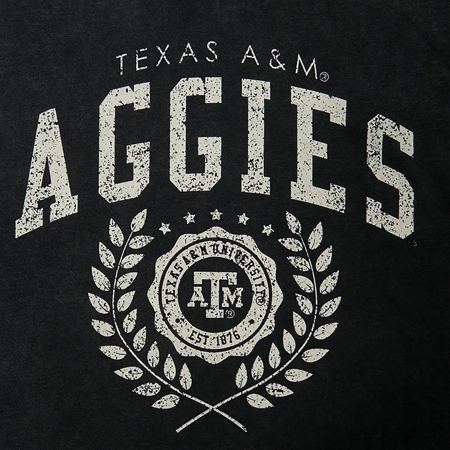 Pro Standard Women's Texas A&M Aggies Street Team Enzyme Wash Boxy Crop Short Sleeve T-shirt - view number 6