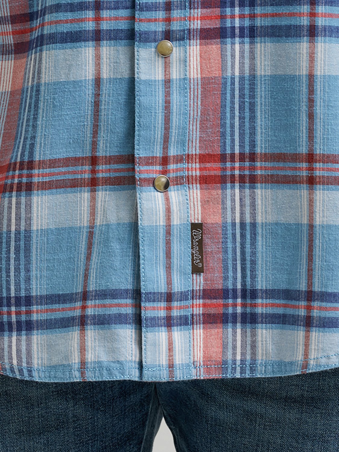 Wrangler Men's Retro Premium Snap Printed Long Sleeve Button Up Shirt - view number 4