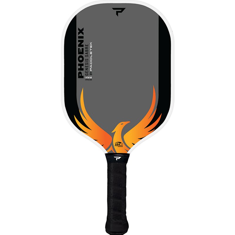 Paddletek Phoenix Genesis Sabre Carbon Pickleball Paddle - Wildfire red