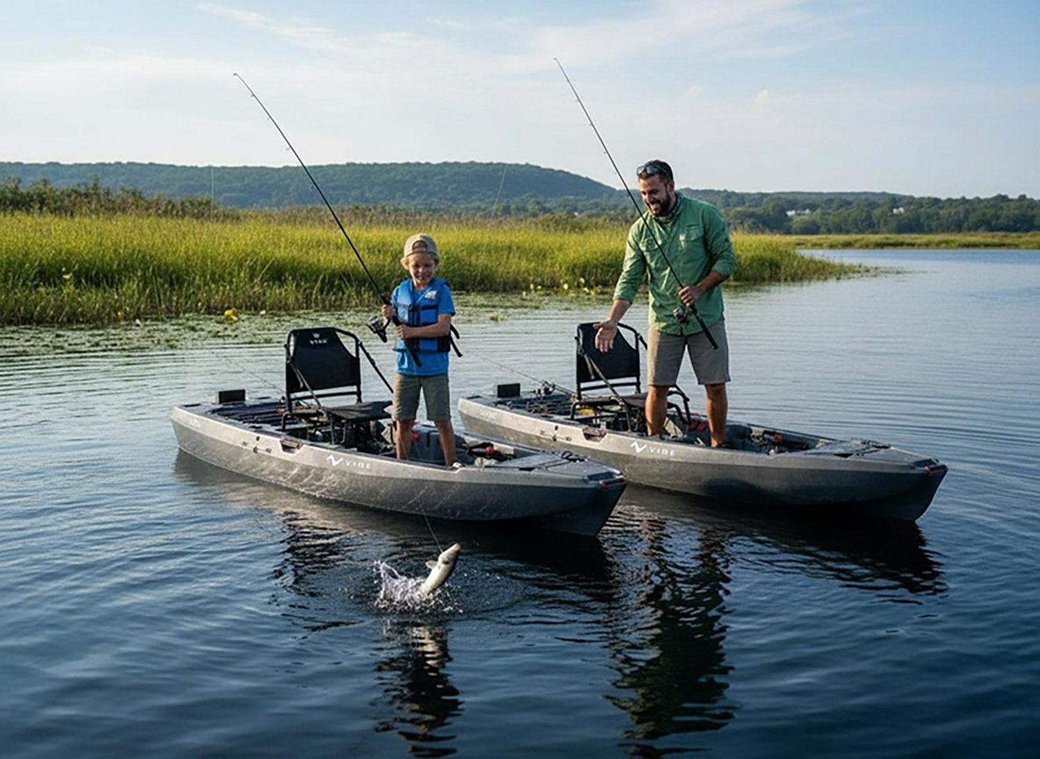 Vibe Kayaks Sea Ghost 105 10 ft 6 in Sit-On-Top Motor-Ready Fishing Kayak