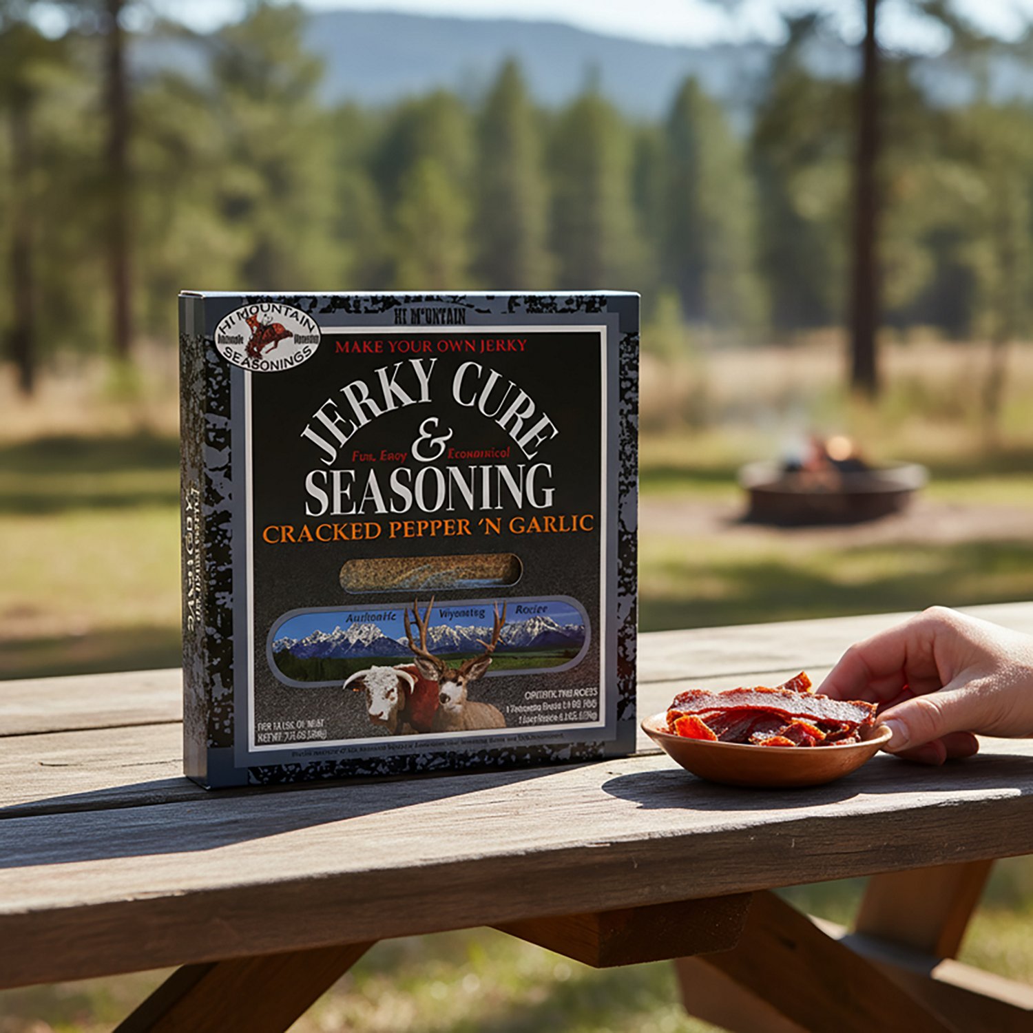 Hi Mountain Jerky Cracked Pepper and Garlic Blend Jerky Seasoning and Cure                                                       - view number 2