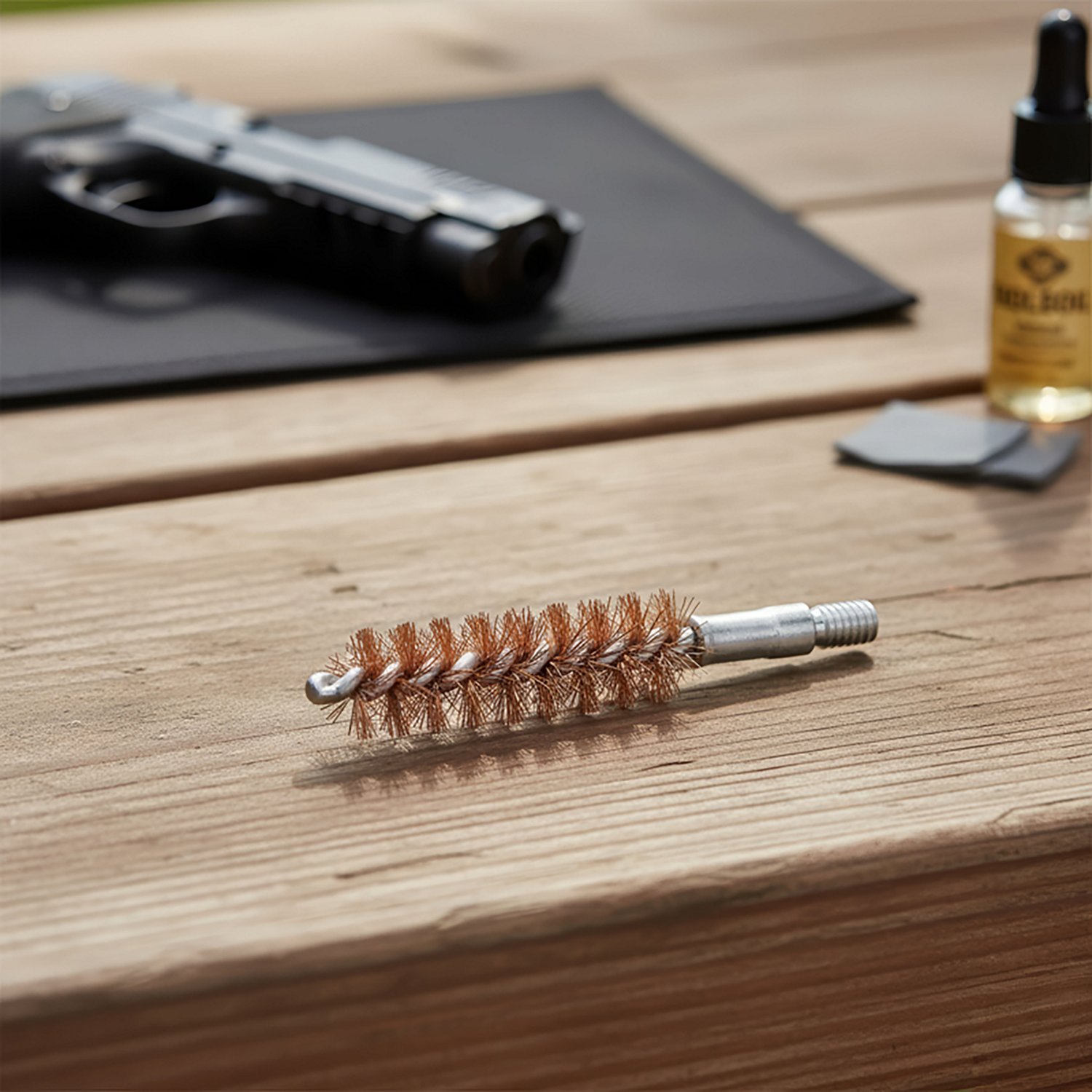Hoppe's Phosphor Bronze Bore Cleaning Brush for 9 mm Pistols - view number 2