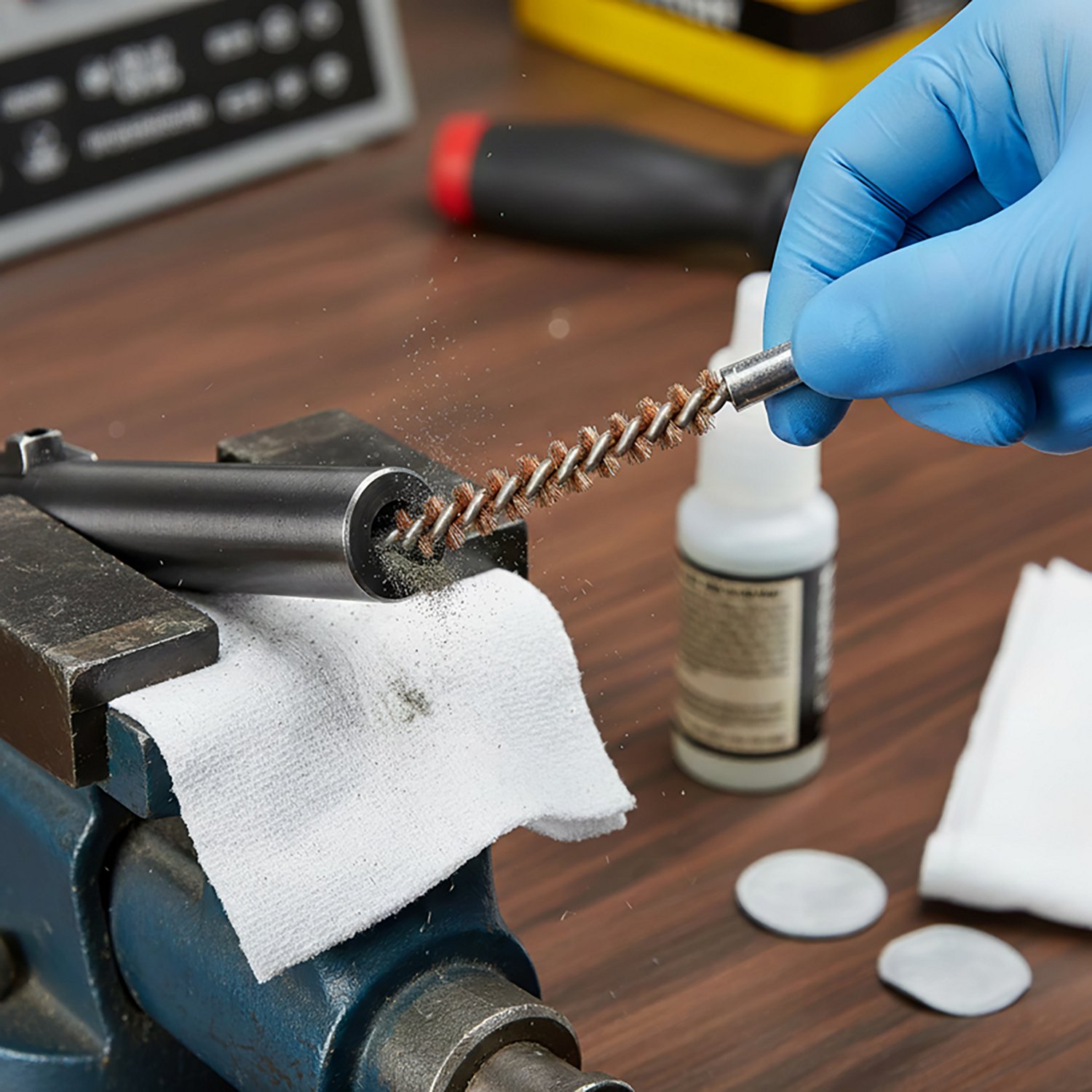 Hoppe's Phosphor Bronze Bore Cleaning Brush for .22 Caliber Pistols - view number 2