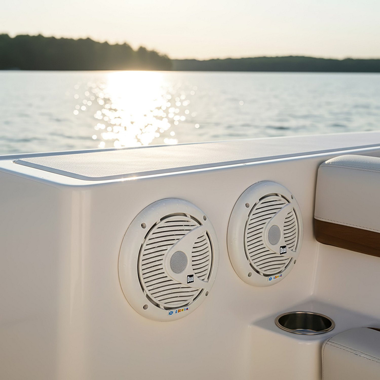 Dual 6.5" Coaxial Marine Speakers (Pair) - view number 2