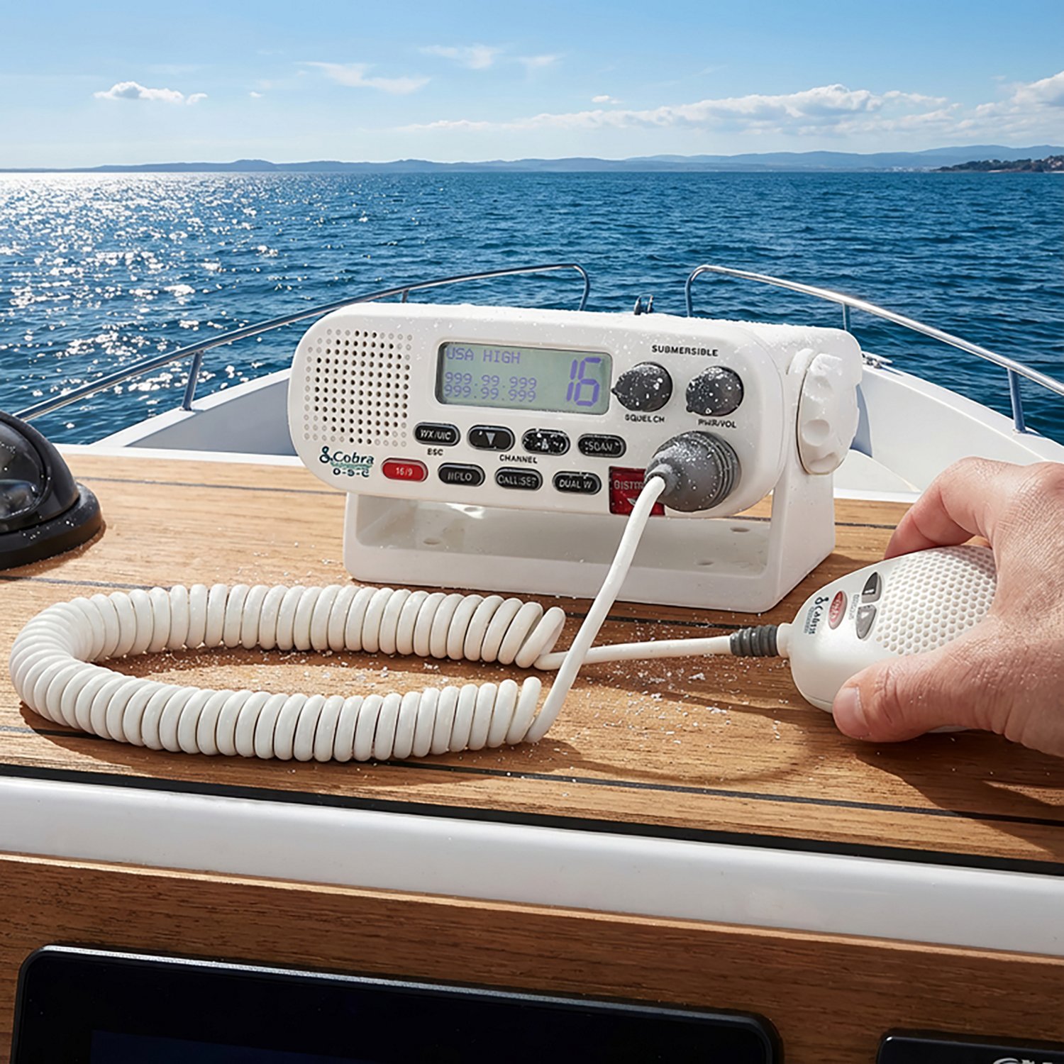 Cobra MR F45 Fixed-Mount VHF Marine Radio - view number 2
