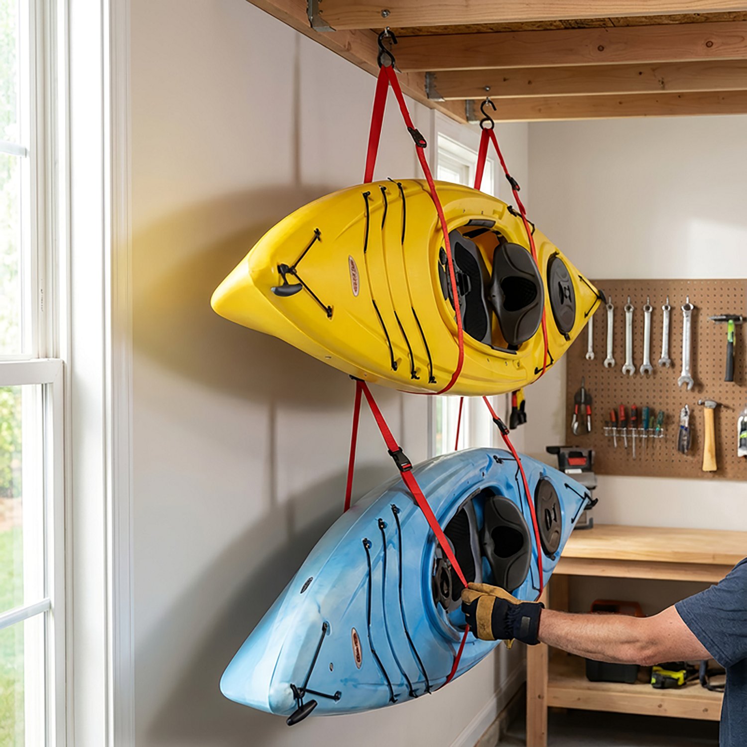 Malone Auto Racks SlingTwo™ Kayak Storage System                                                                               - view number 3