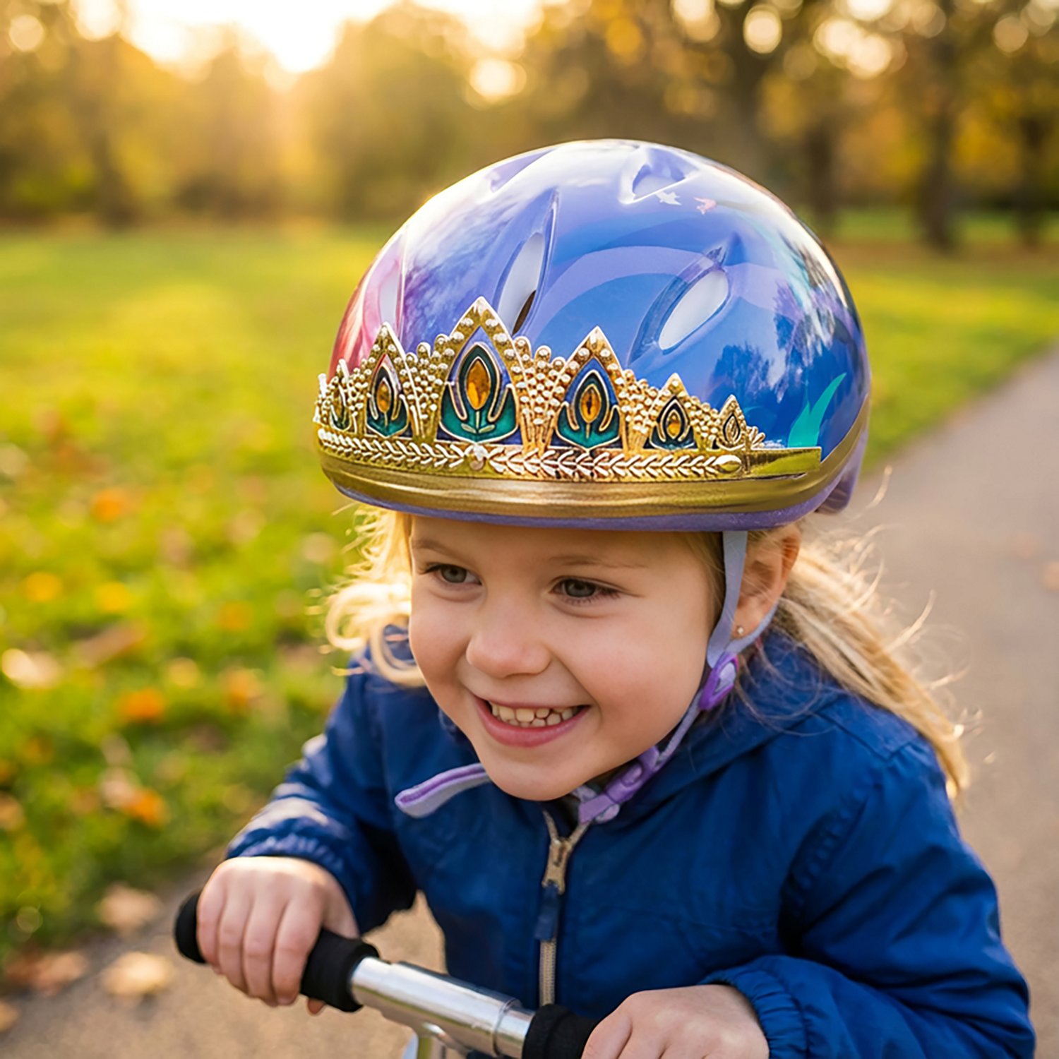 Bell Girls’ Frozen II 3-D Queen Anna Tiara Bike Helmet                                                                         - view number 4