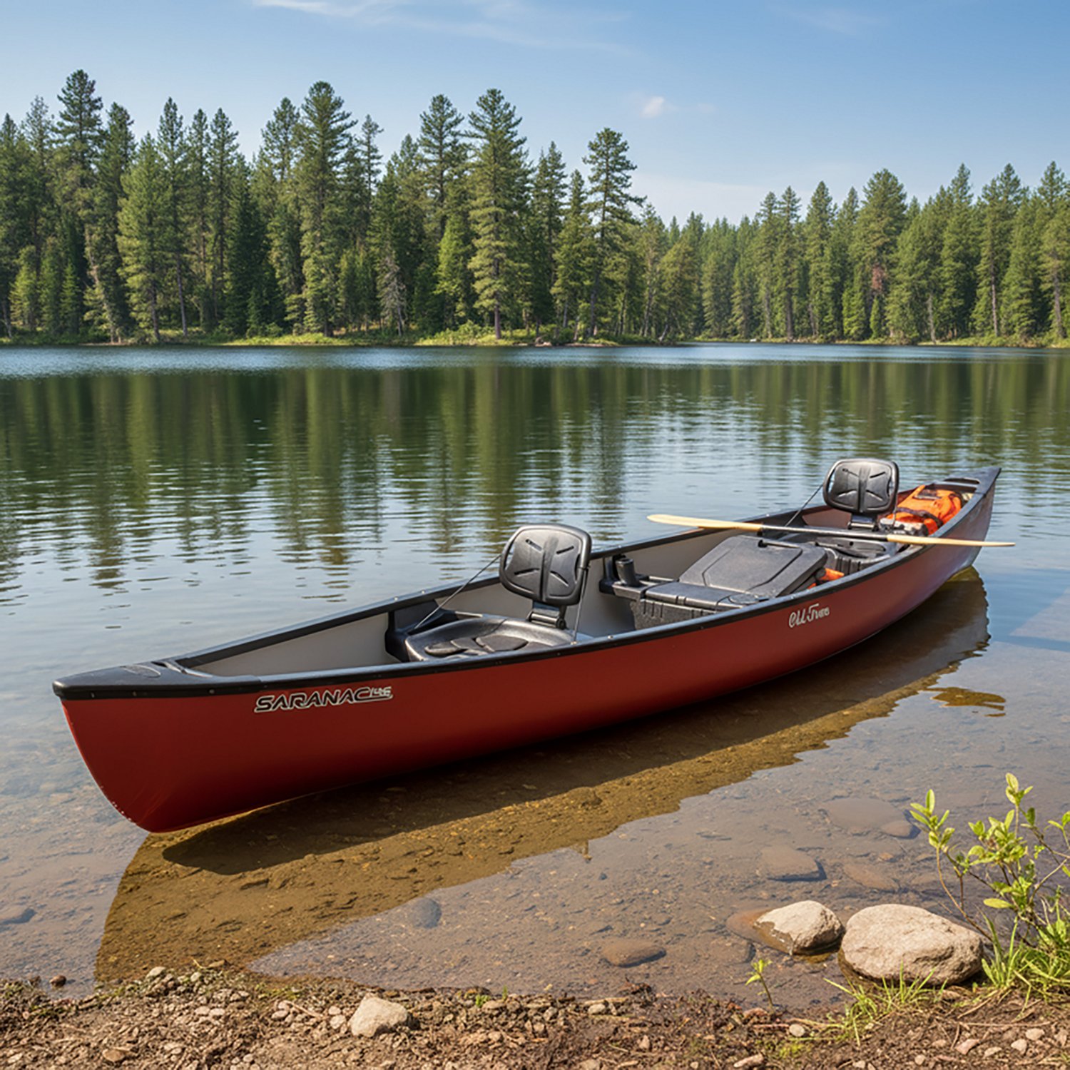 Old Town Saranac 14'6" 3-Person Canoe - view number 4