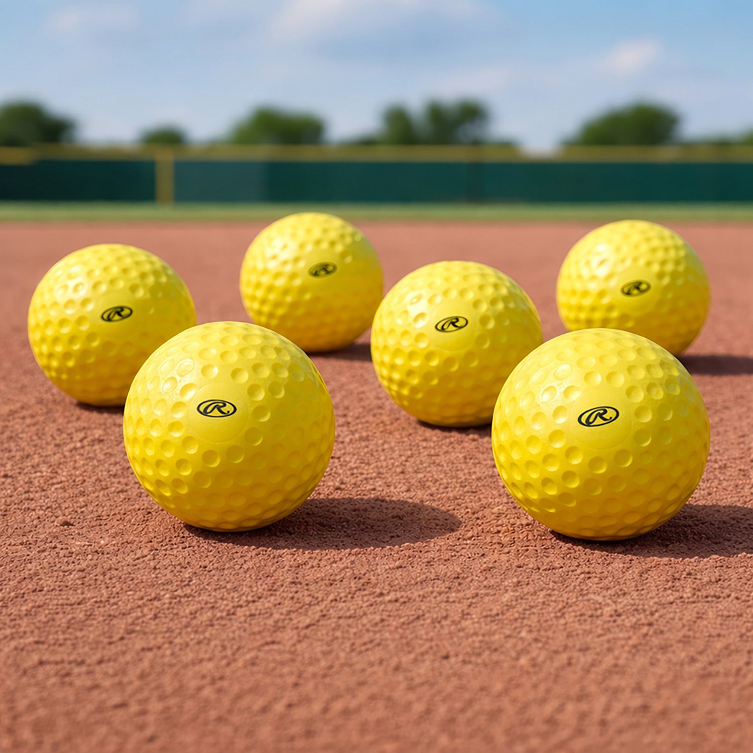 Rawlings Pitching Machine 12 in Softballs 6-Pack - view number 2