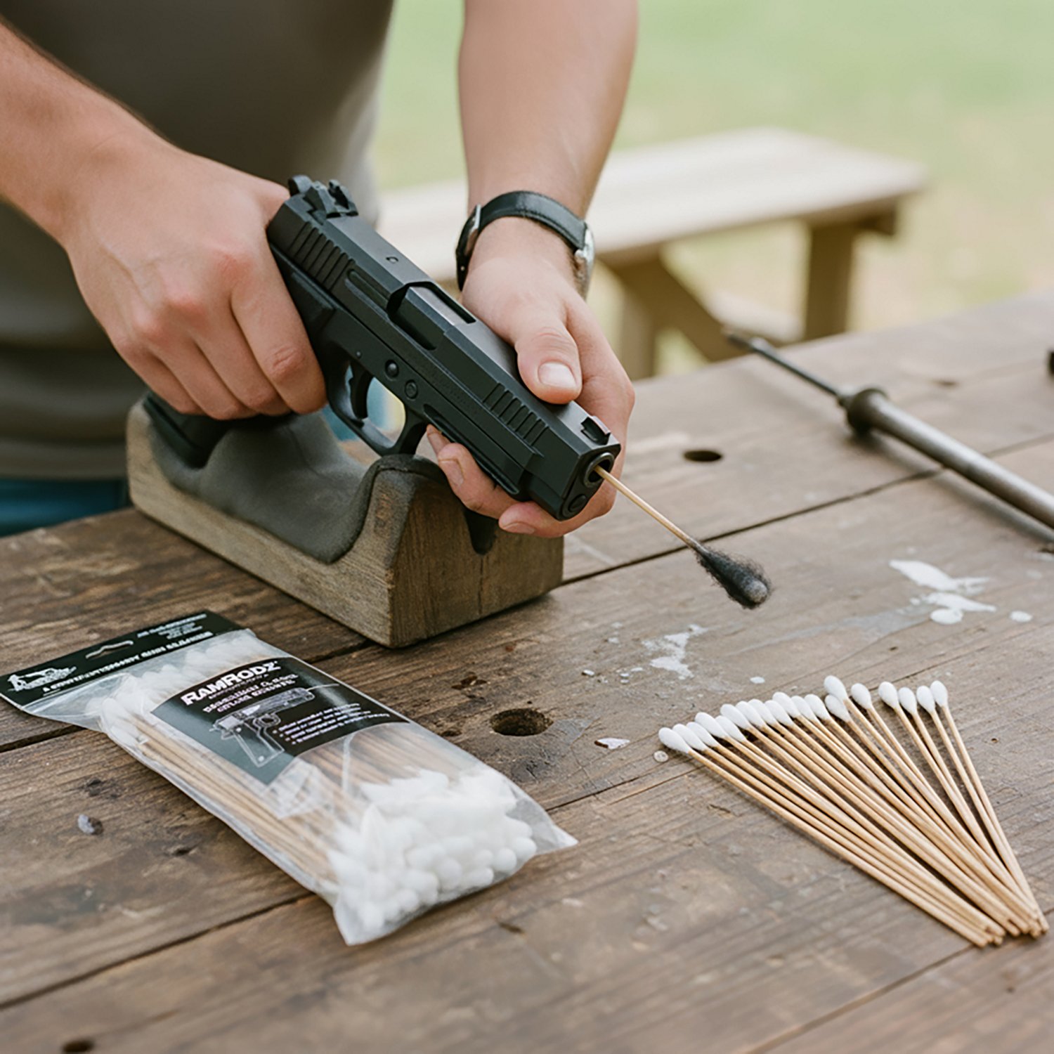 RamRodz .38/9mm Barrel and Breech Cleaners 200-Pack                                                                              - view number 2