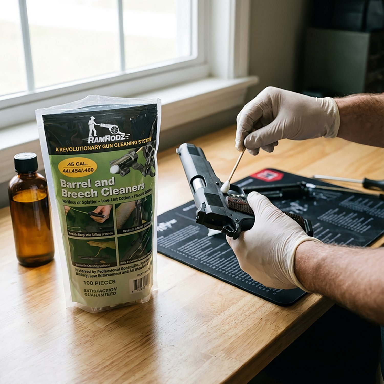 RamRodz .45 Barrel and Breech Cleaners 100-Pack                                                                                  - view number 2