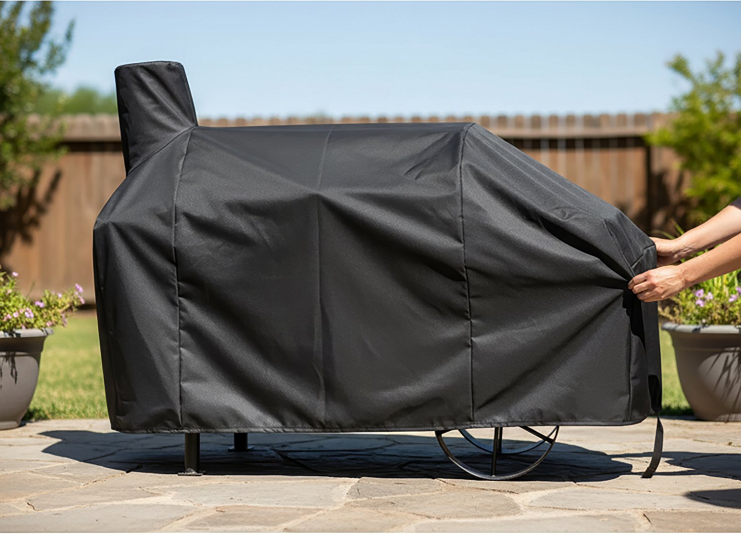 Old Country BBQ Pits Pecos/Brazos Smoker Cover - view number 2