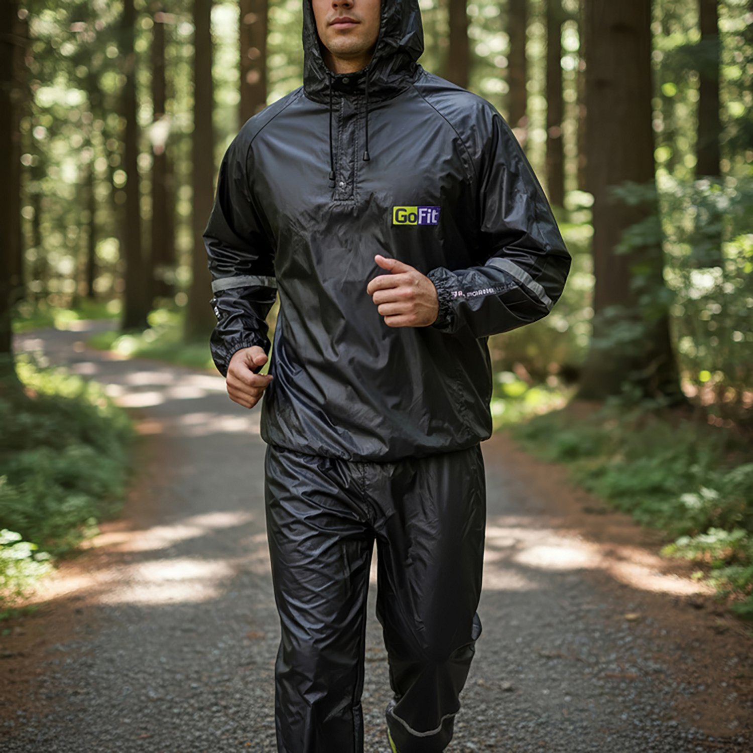 GoFit Adults' Thermal Training Suit with Hood - view number 4
