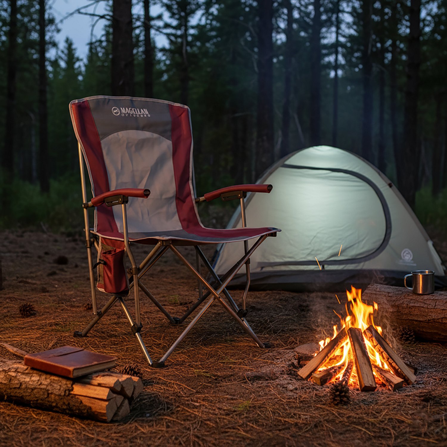 Magellan Outdoors Hard Arm Chair