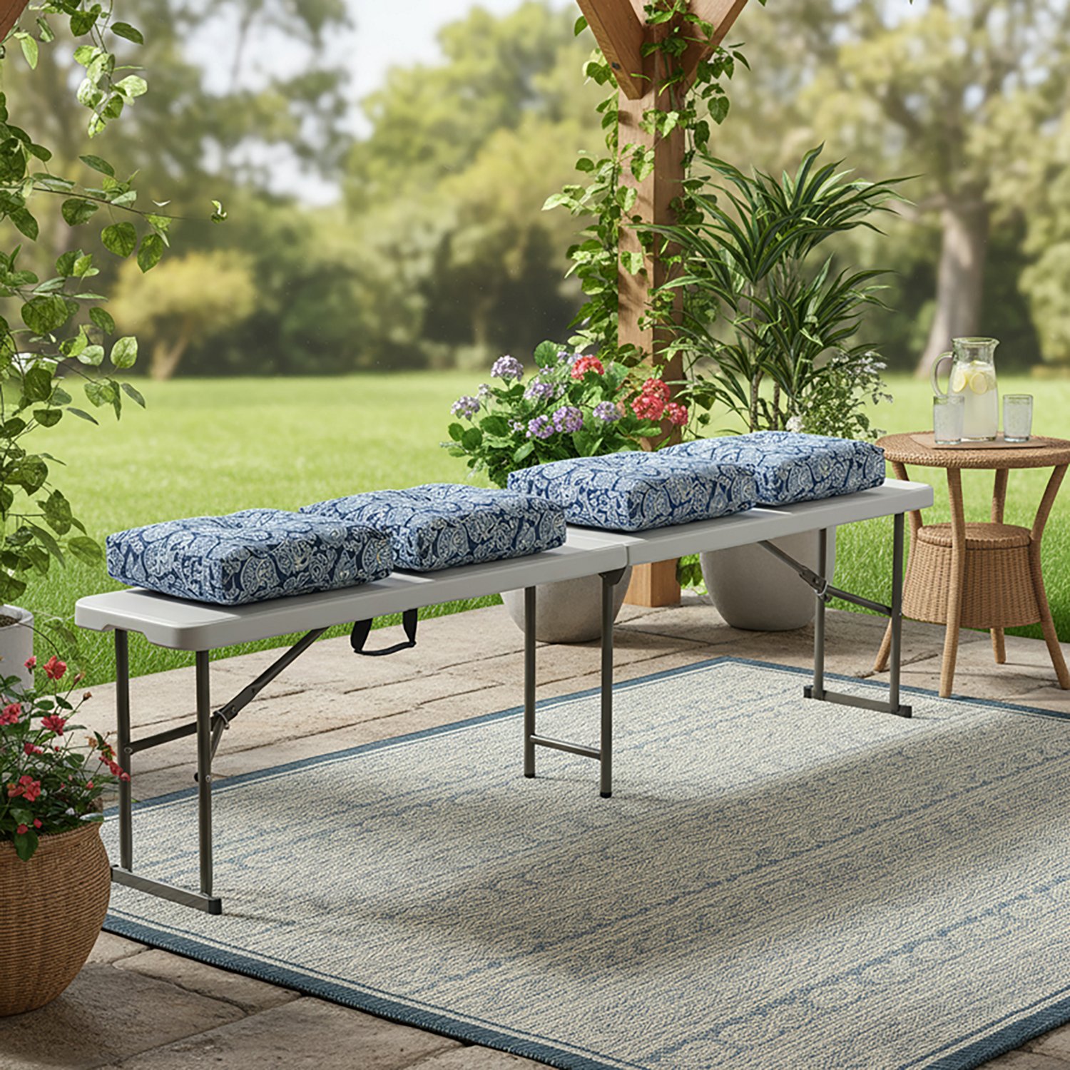 Academy Sports + Outdoors 6 ft Fold-in-Half Bench - view number 5