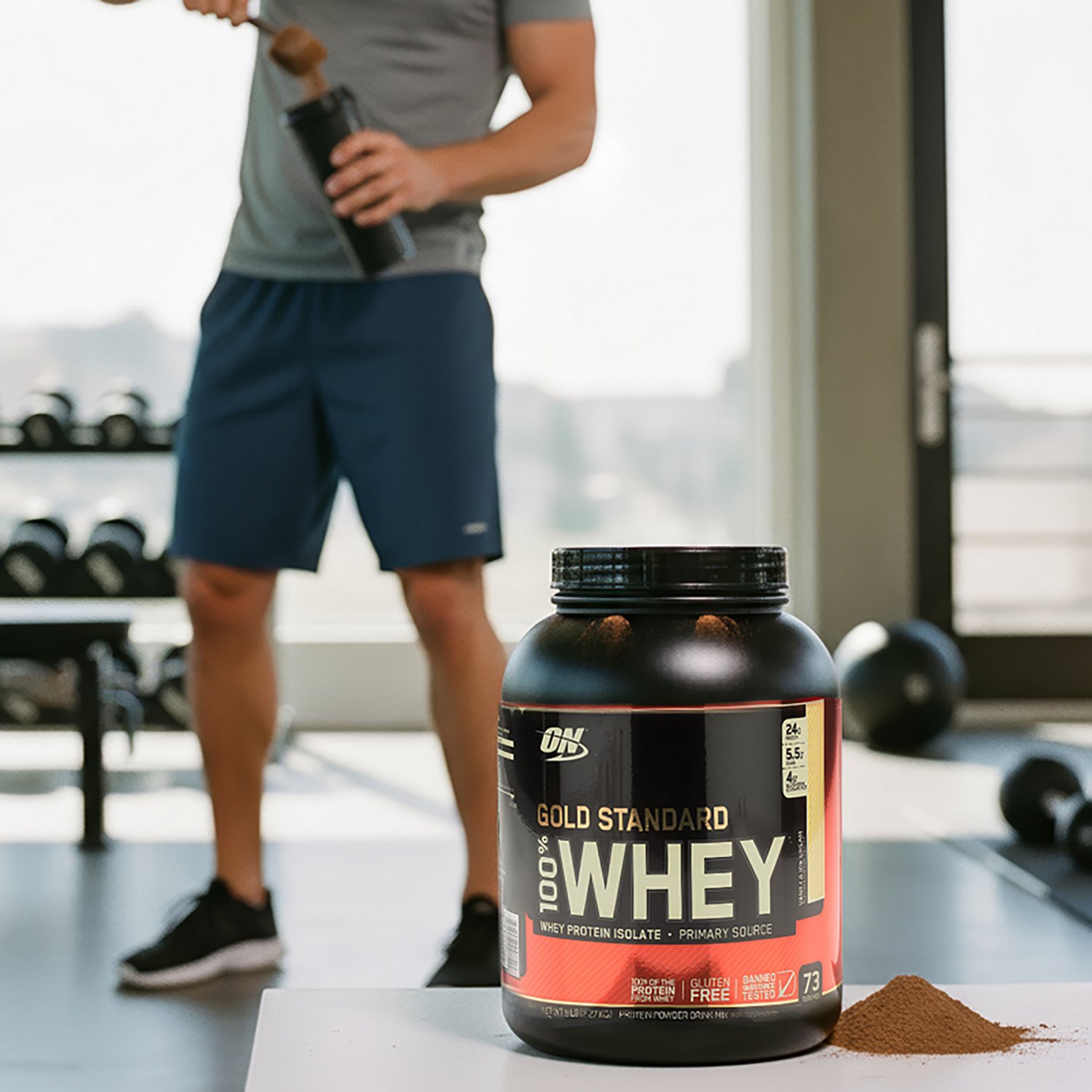 Optimum Nutrition 5 lb Gold Standard 100 Percent Whey Protein - 73 servings - view number 4