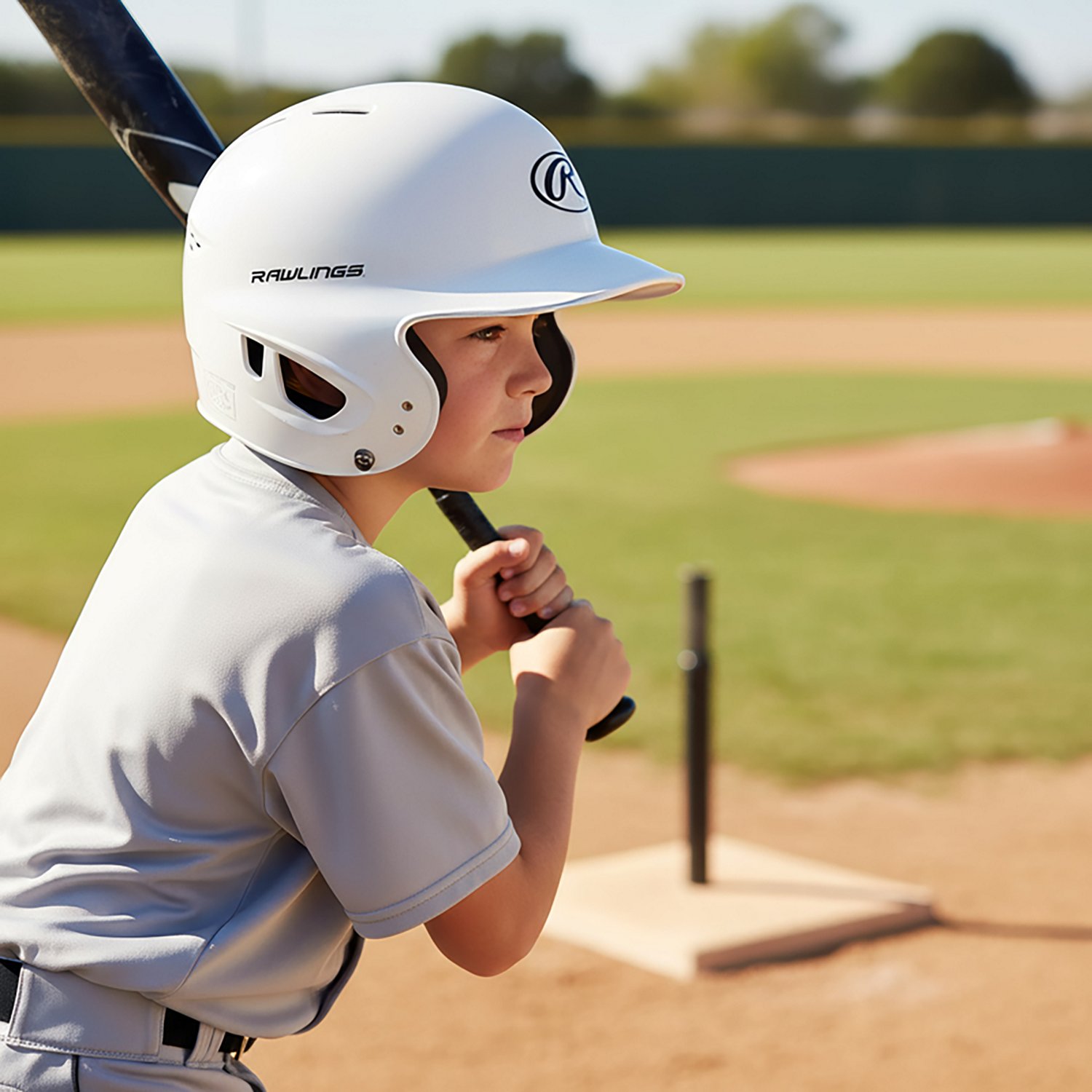 Rawlings Kids' MLB-Style T-ball Batting Helmet - view number 4
