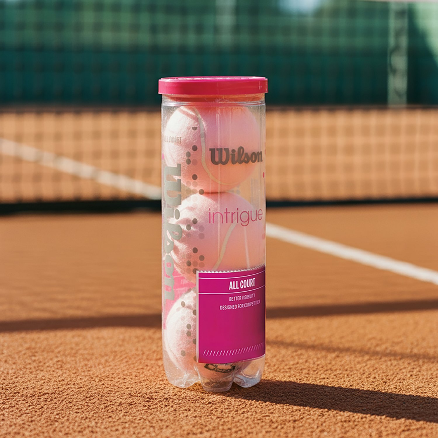 Wilson Intrigue All Court Tennis Balls 3-Pack                                                                                    - view number 2