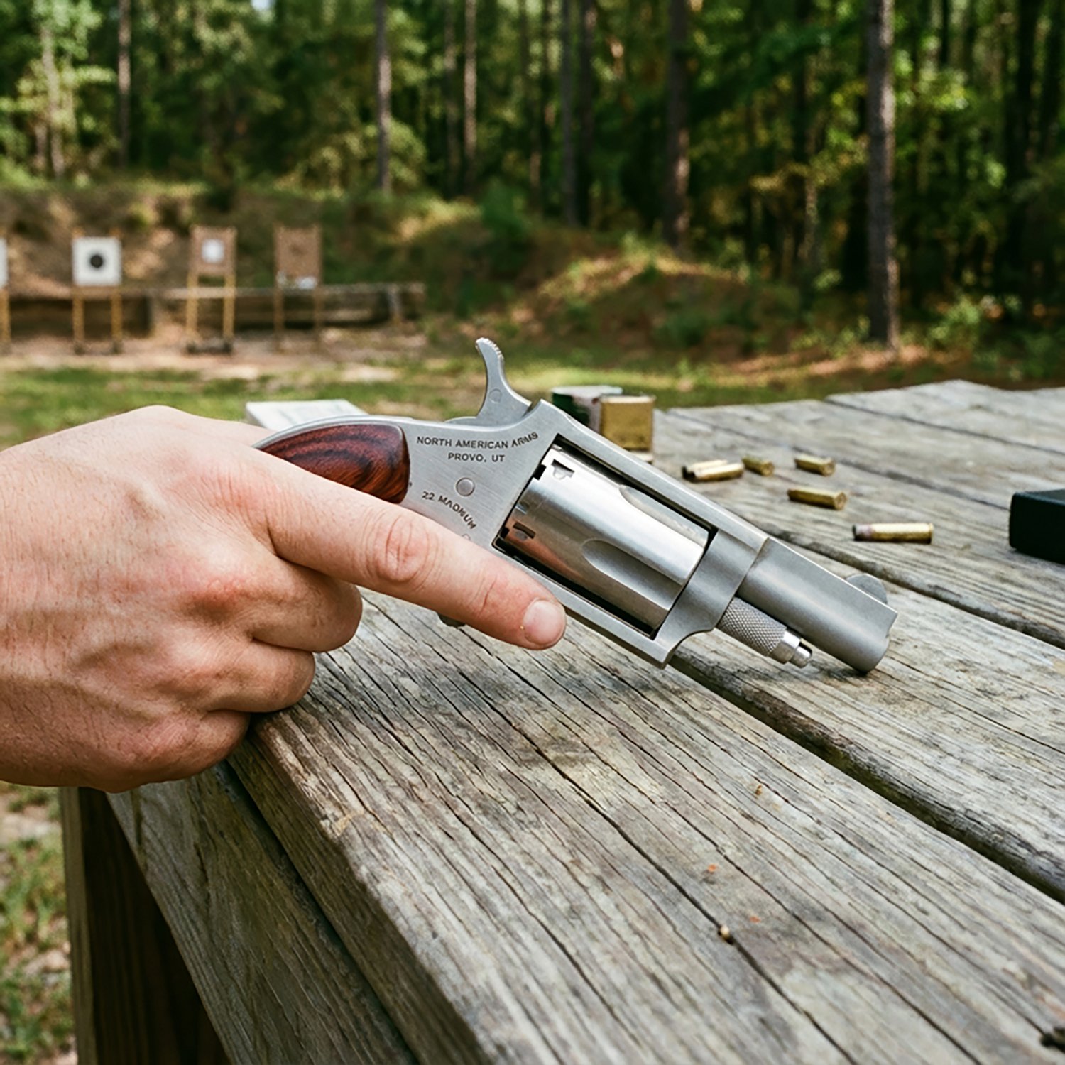 North American Arms Boot Style Grip .22 WMR Revolver                                                                             - view number 3