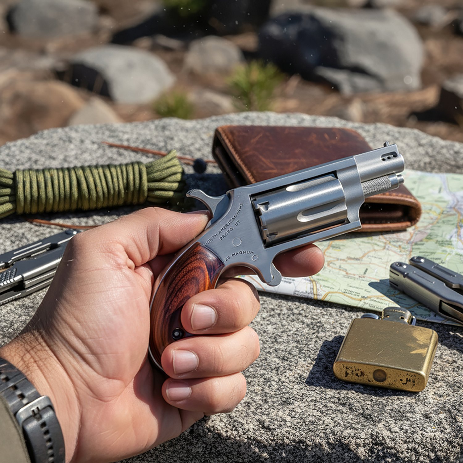 North American Arms 22 Magnum .22 WMR Ported Revolver - view number 2