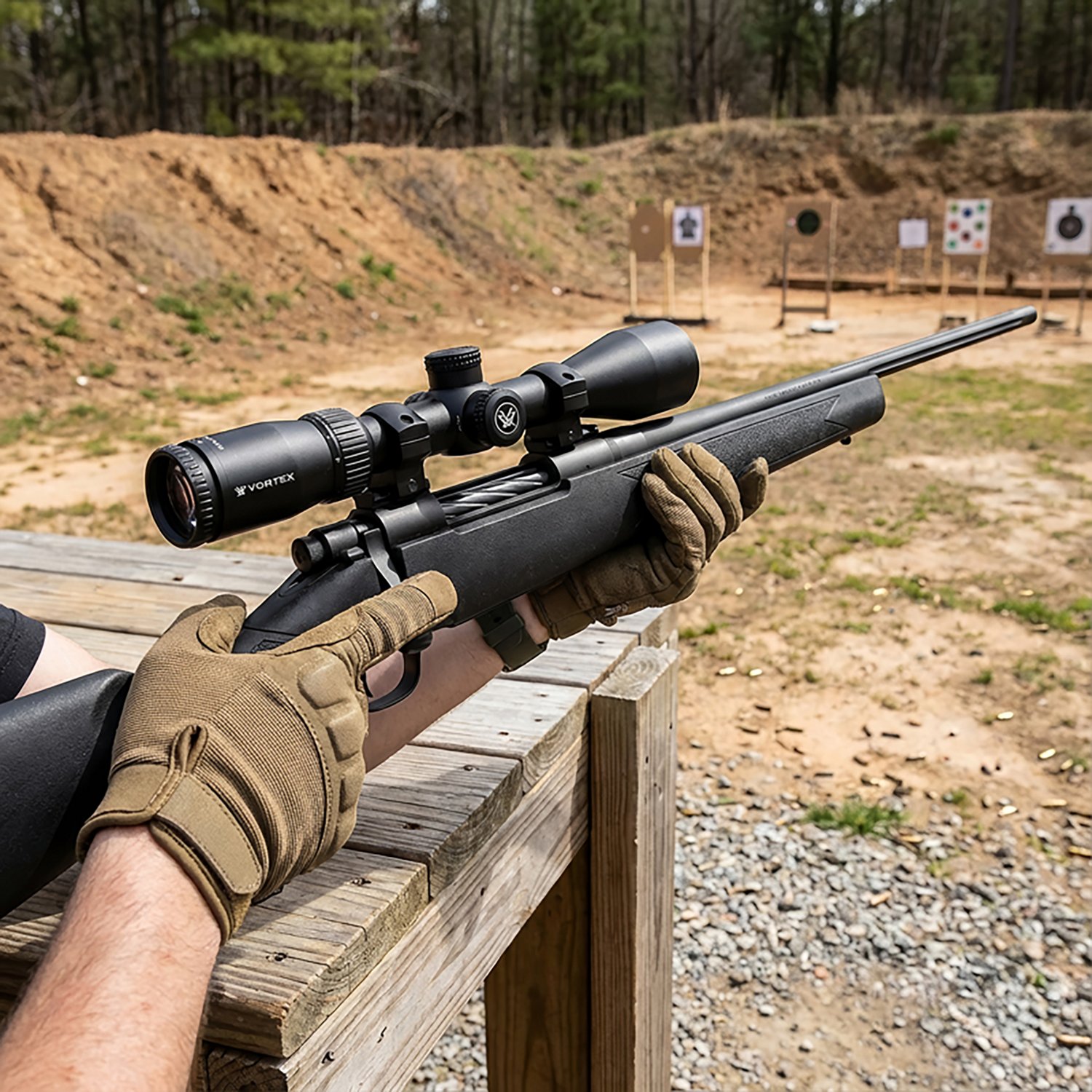 Mossberg Patriot Synthetic .243 Winchester Bolt-Action Rifle with Vortex Scope - view number 2