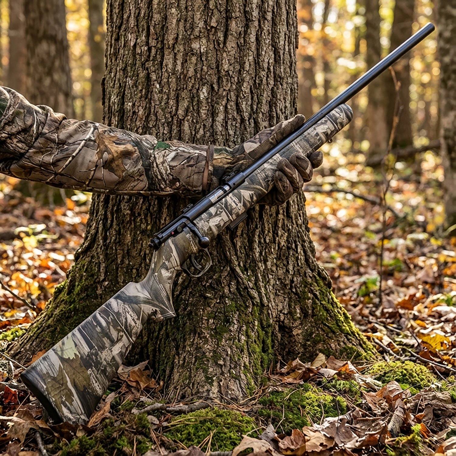 Savage Arms 93R17 Camo .17 HMR Bolt-Action Rifle - view number 2