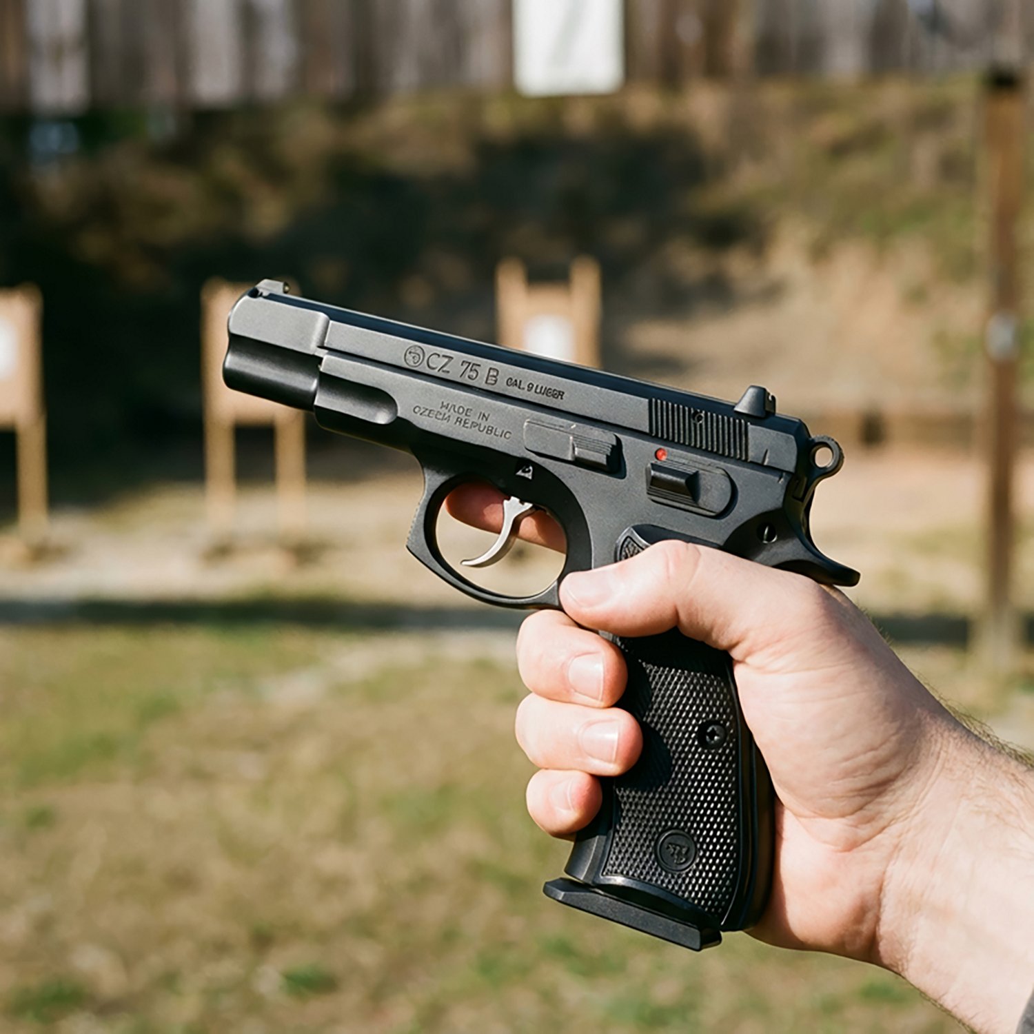 CZ 75-B 9mm Luger Steel Pistol - view number 2