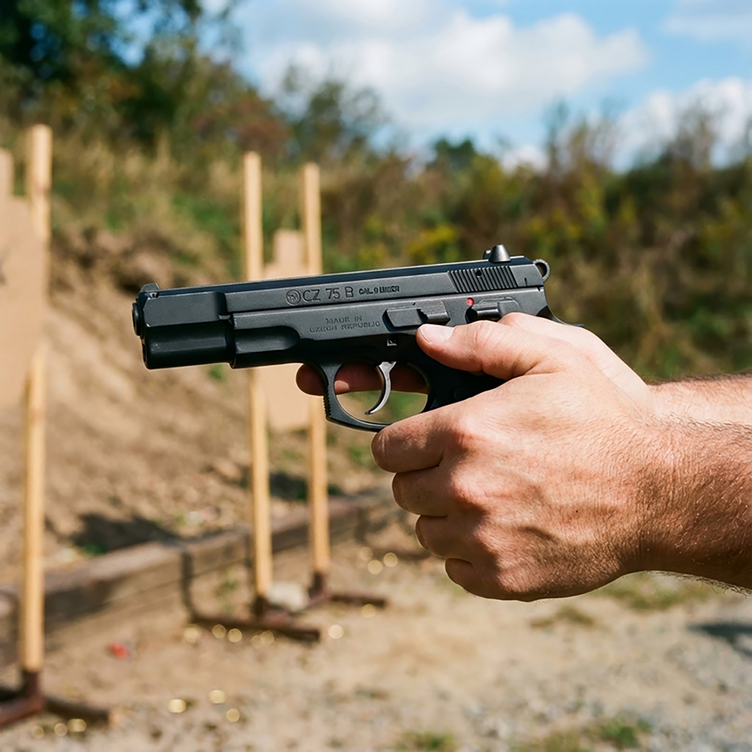 CZ 75-B 9mm Luger Steel Pistol - view number 3