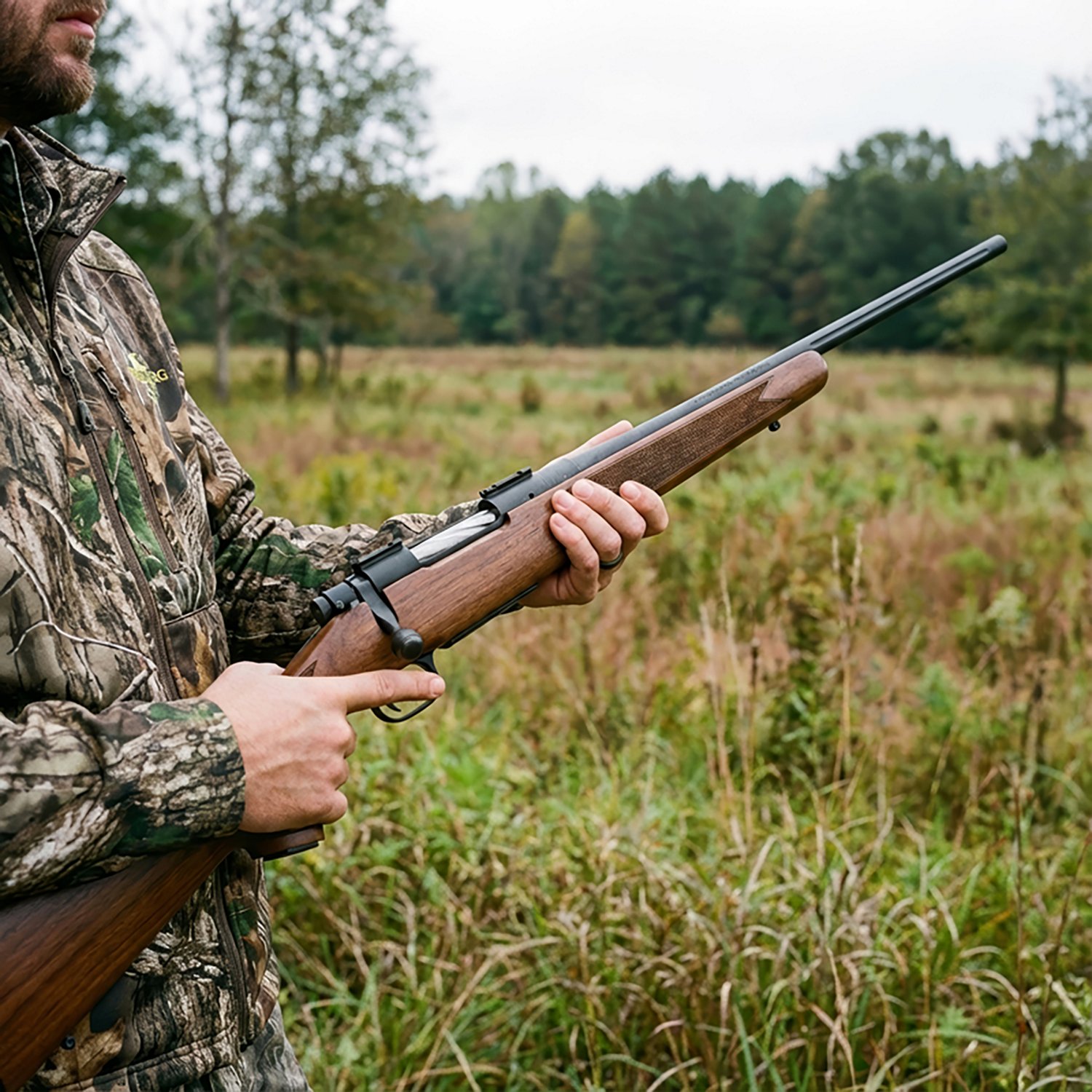 Mossberg Patriot Walnut 7mm-08 Remington Bolt-Action Rifle - view number 3