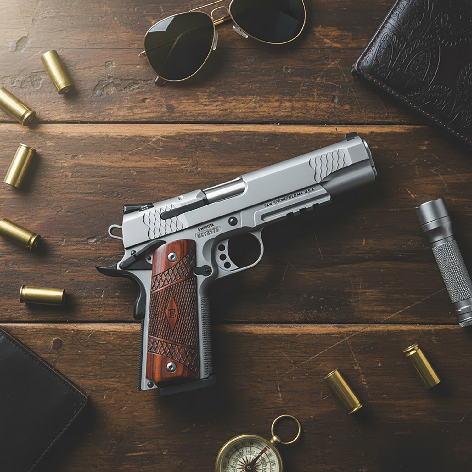 Smith & Wesson 1911 E-Series Rail .45 ACP Pistol - view number 2