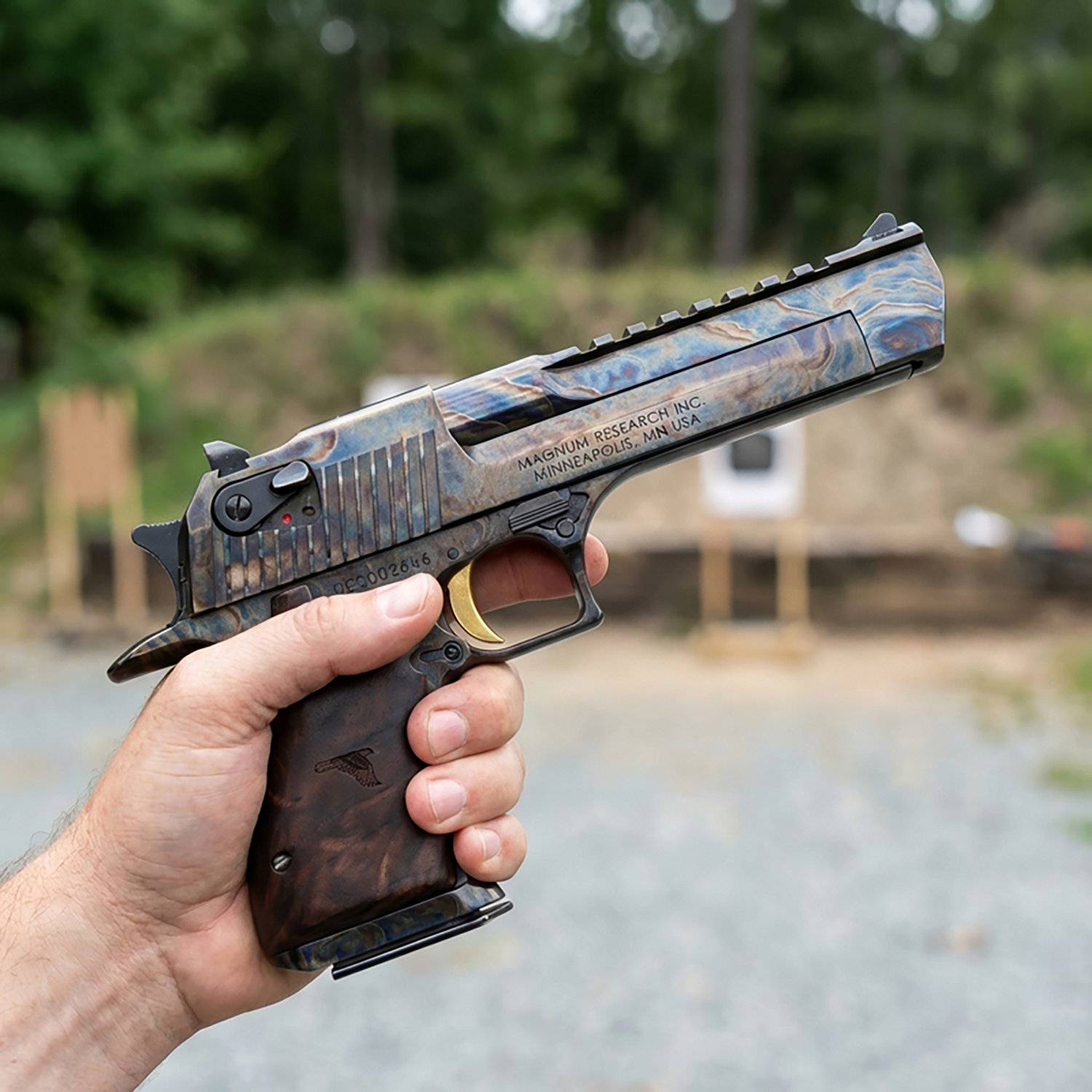 Magnum Research Desert Eagle Case Hardened357 MAG Full-Size 9-Round Pistol - view number 2