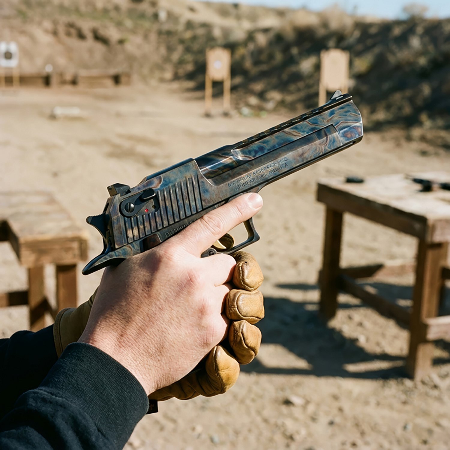 Magnum Research Desert Eagle Case Hardened357 MAG Full-Size 9-Round Pistol - view number 3