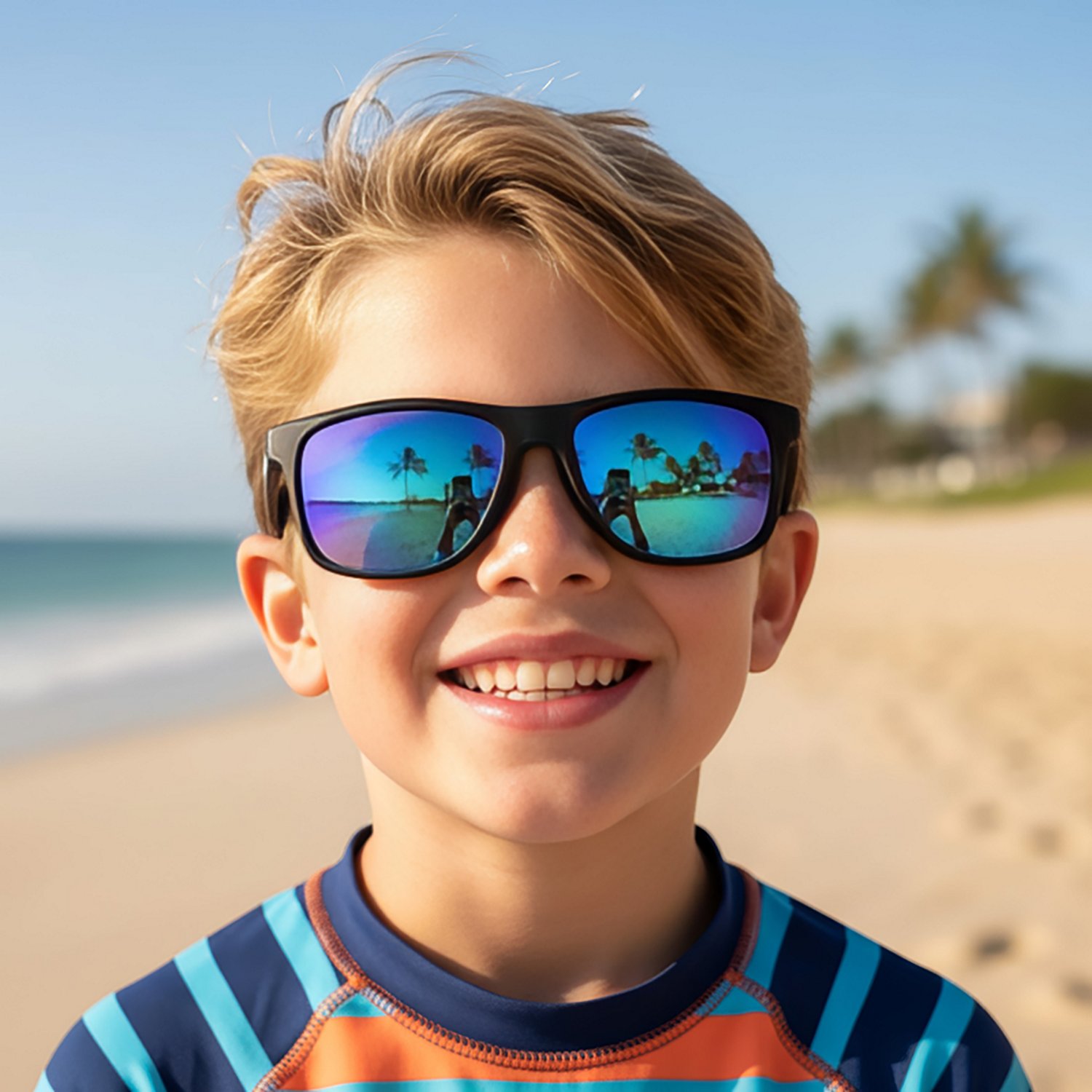 Hang Ten Boys' Classic Retro Sunglasses - view number 4