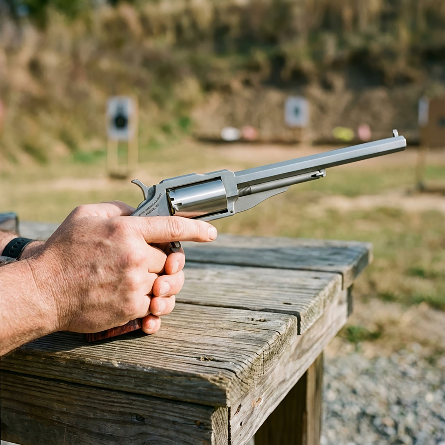 North American Arms 1860 Hogleg 6 in .22 WMR Revolver - view number 2