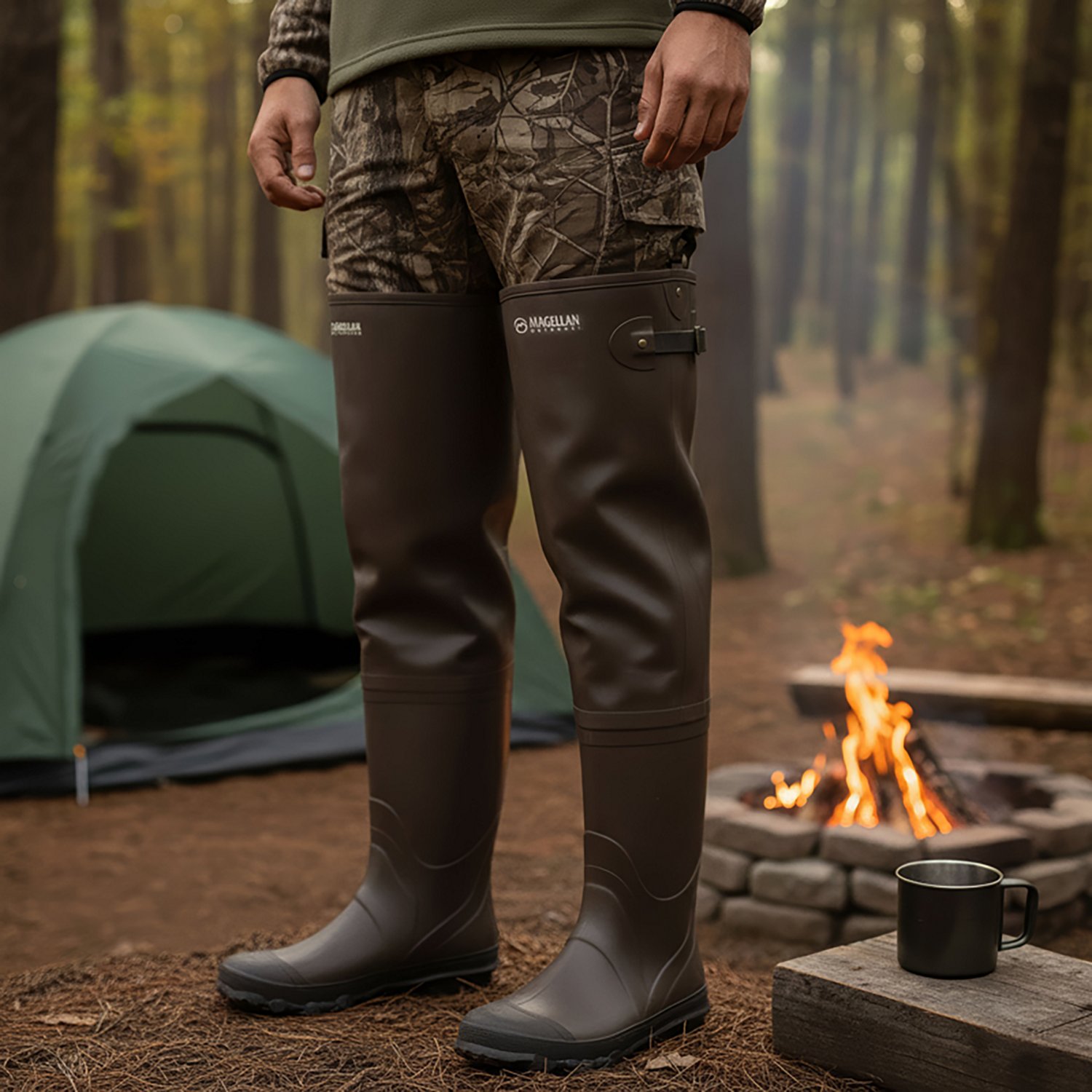 Magellan Outdoors Men's Rubber Hip Boots - view number 2