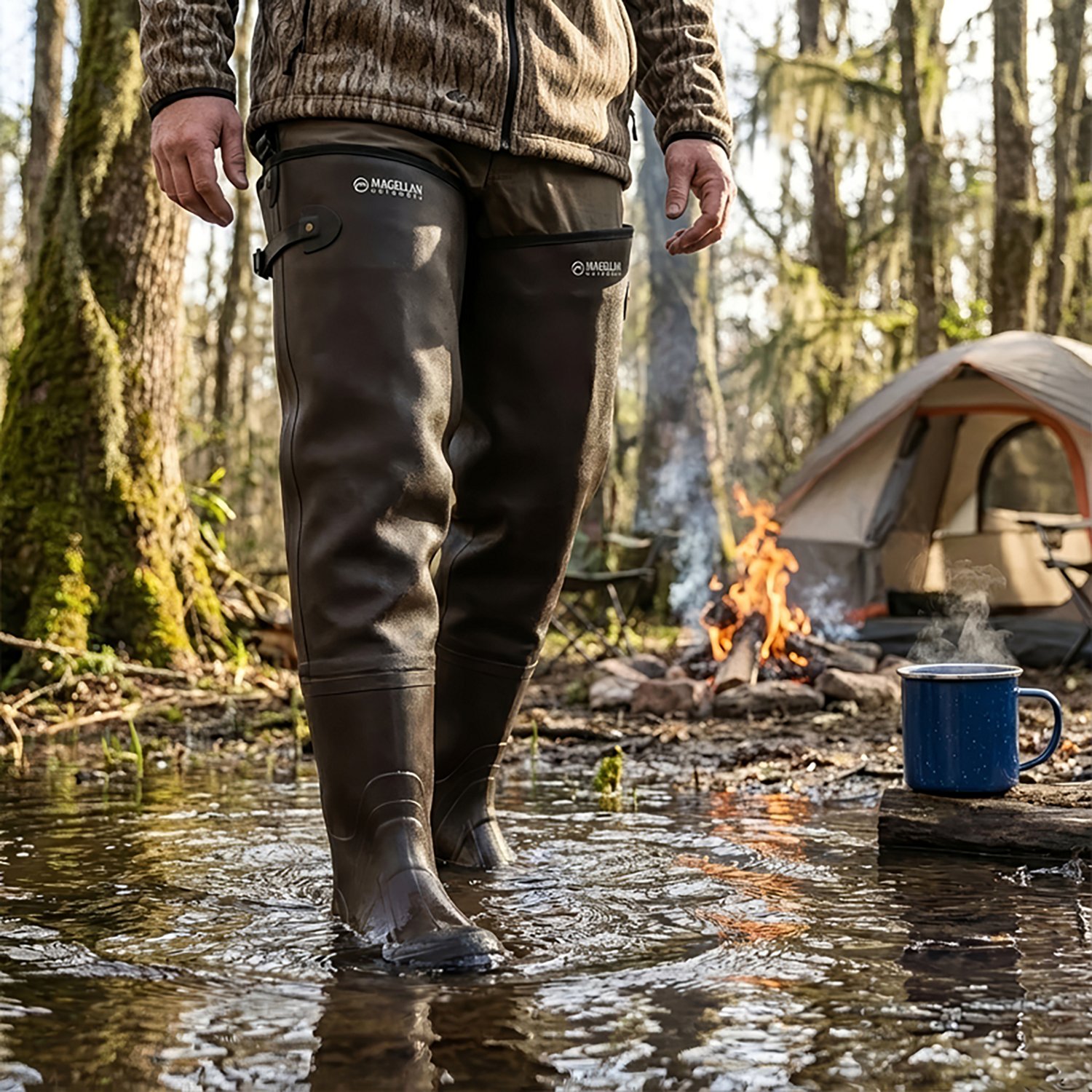 Magellan Outdoors Men's Rubber Hip Boots - view number 3