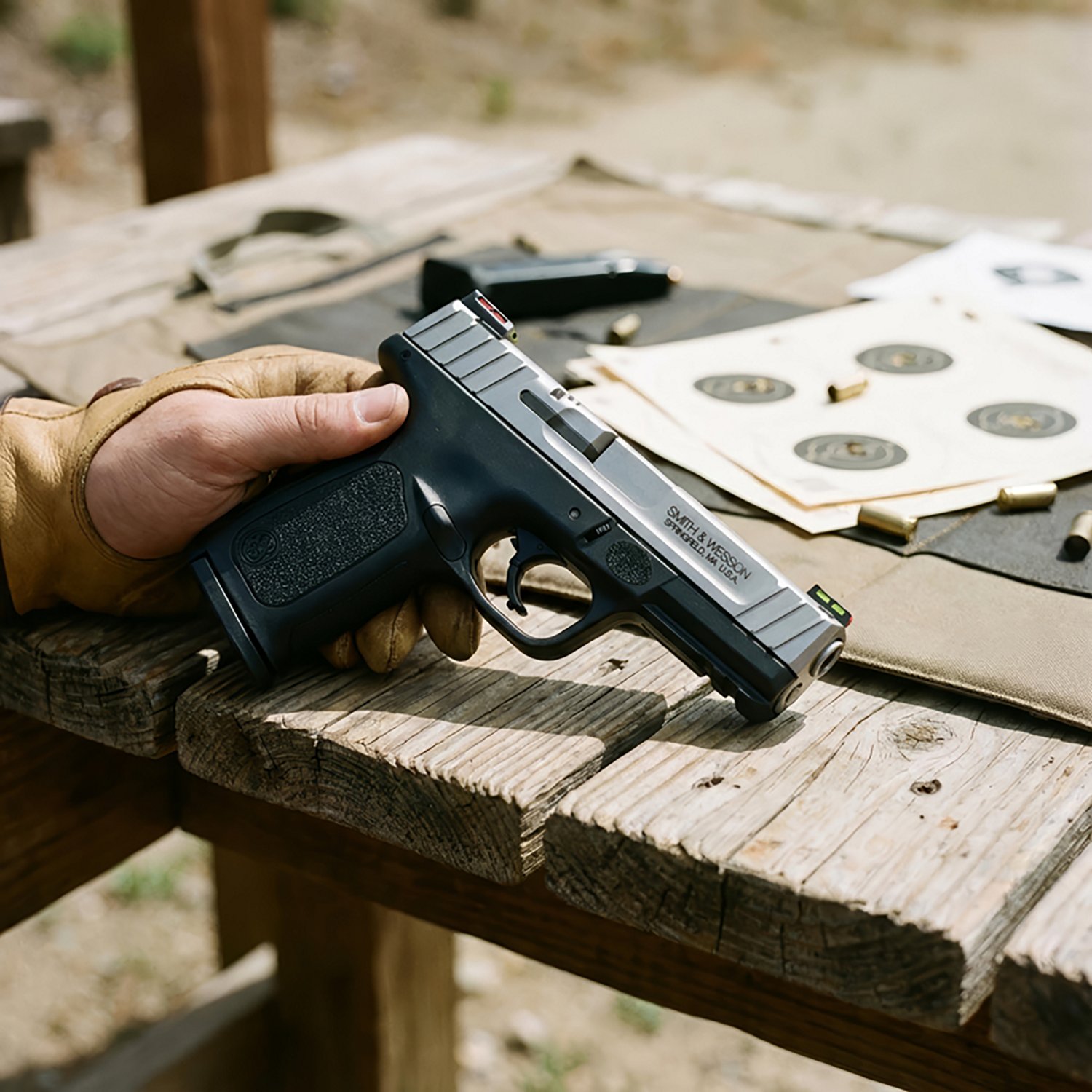 Smith & Wesson SD9 VE Hi-Viz CA 9mm Full-Sized 10-Round Pistol - view number 4