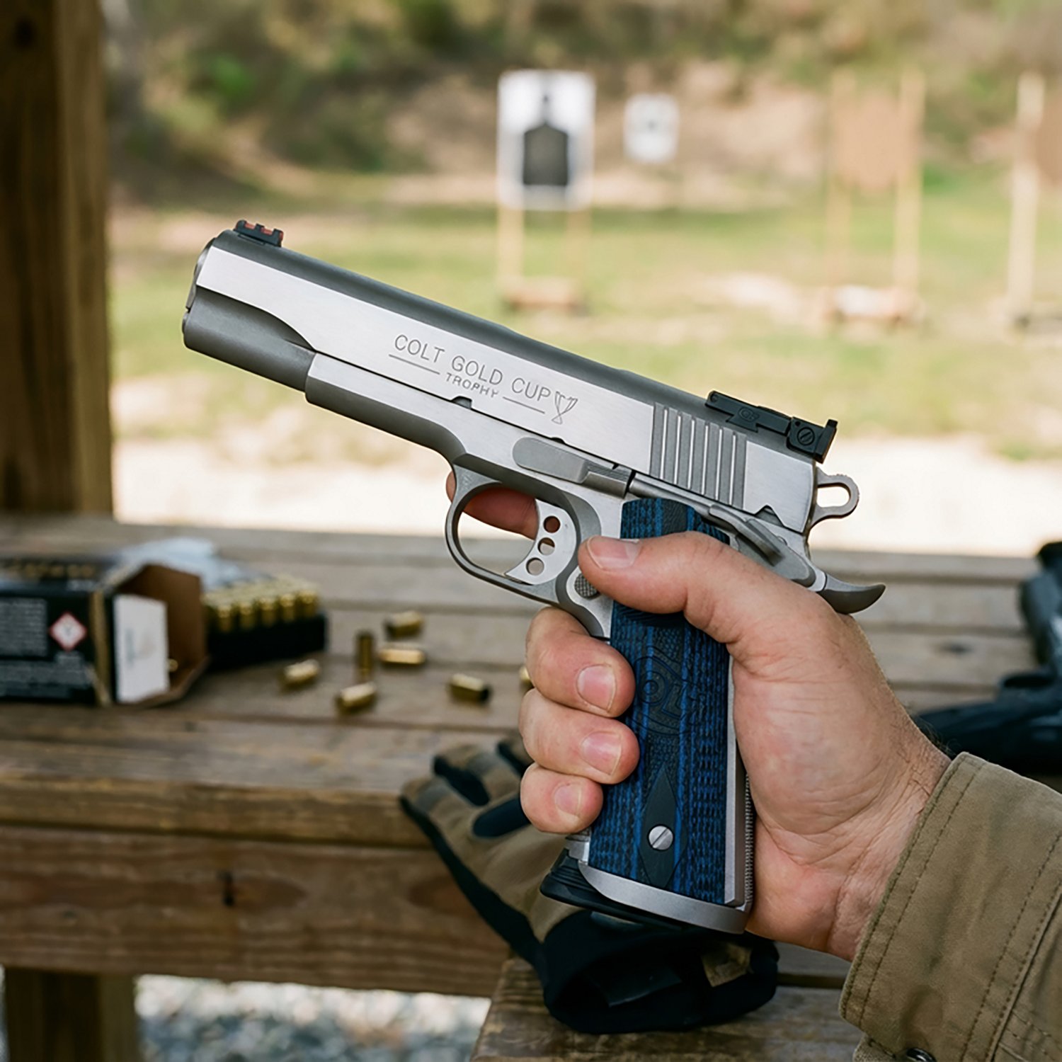 Colt Gold Cup Trophy 9mm Semiautomatic Pistol - view number 2