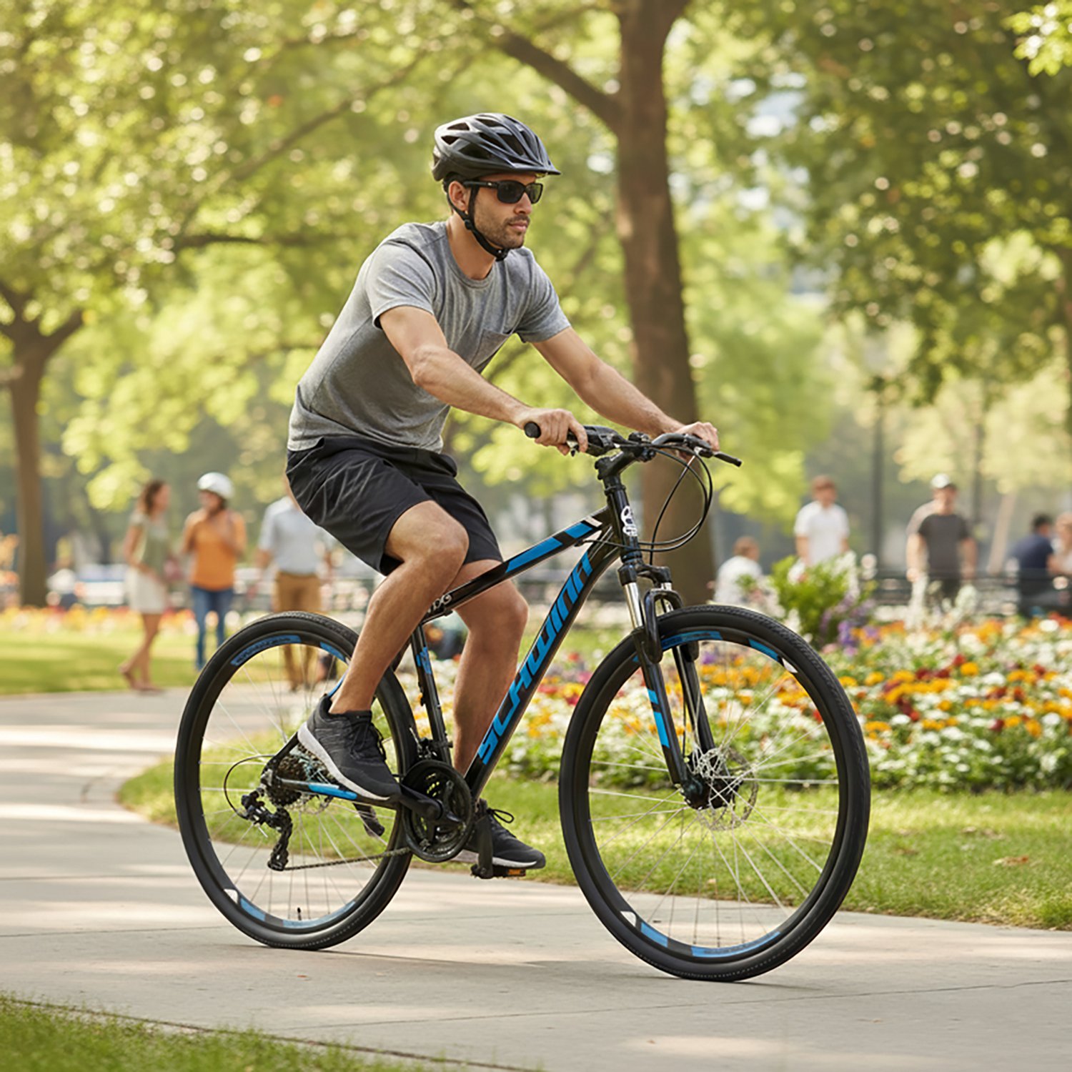 Schwinn Men's GTX 2 700c 21-Speed Hybrid Bike | Academy