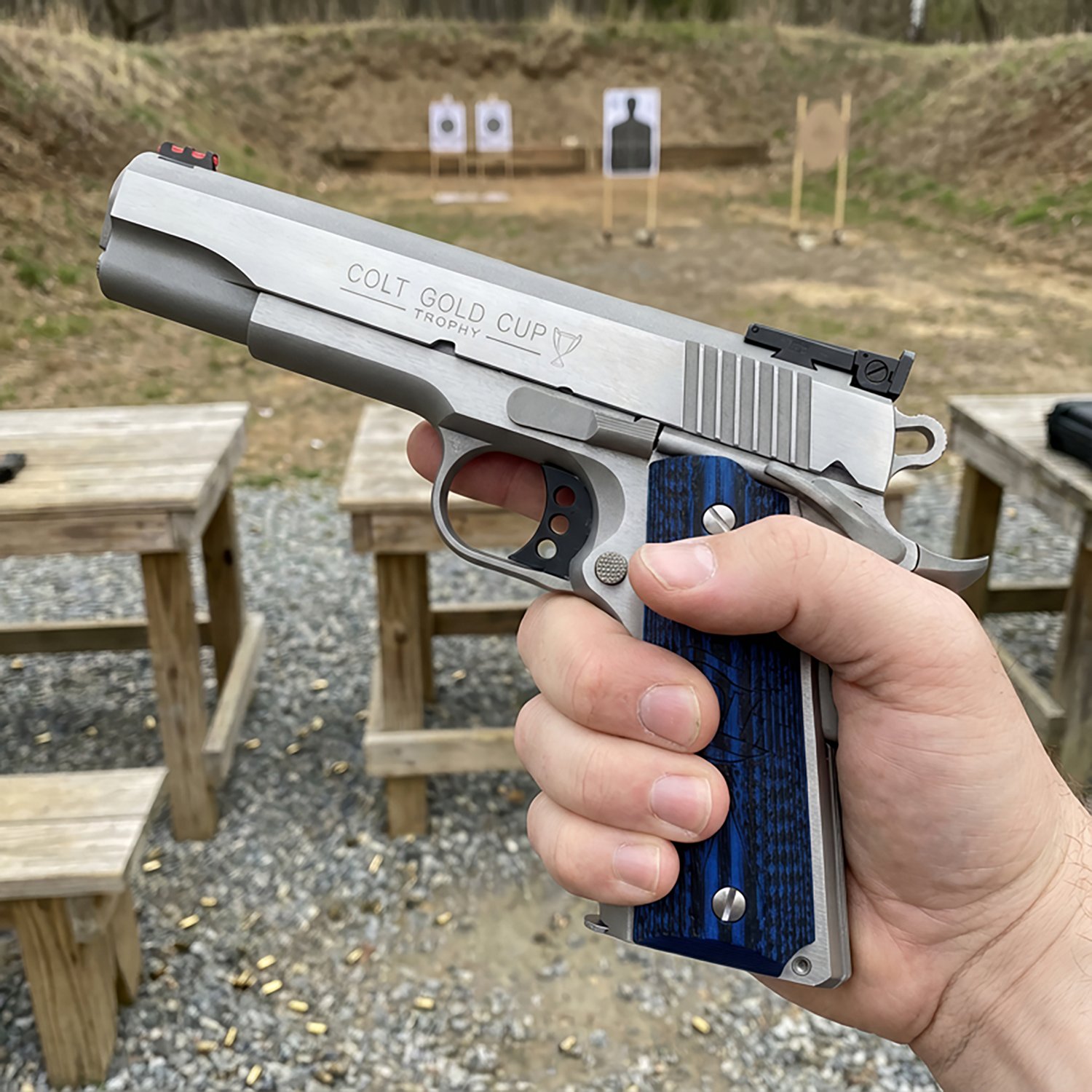 Colt Gold Cup Lite .38 Super Pistol - view number 3
